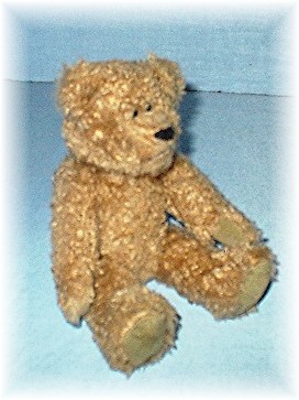 8 1/2 Inch Curly Hair Soft and Cute Bear