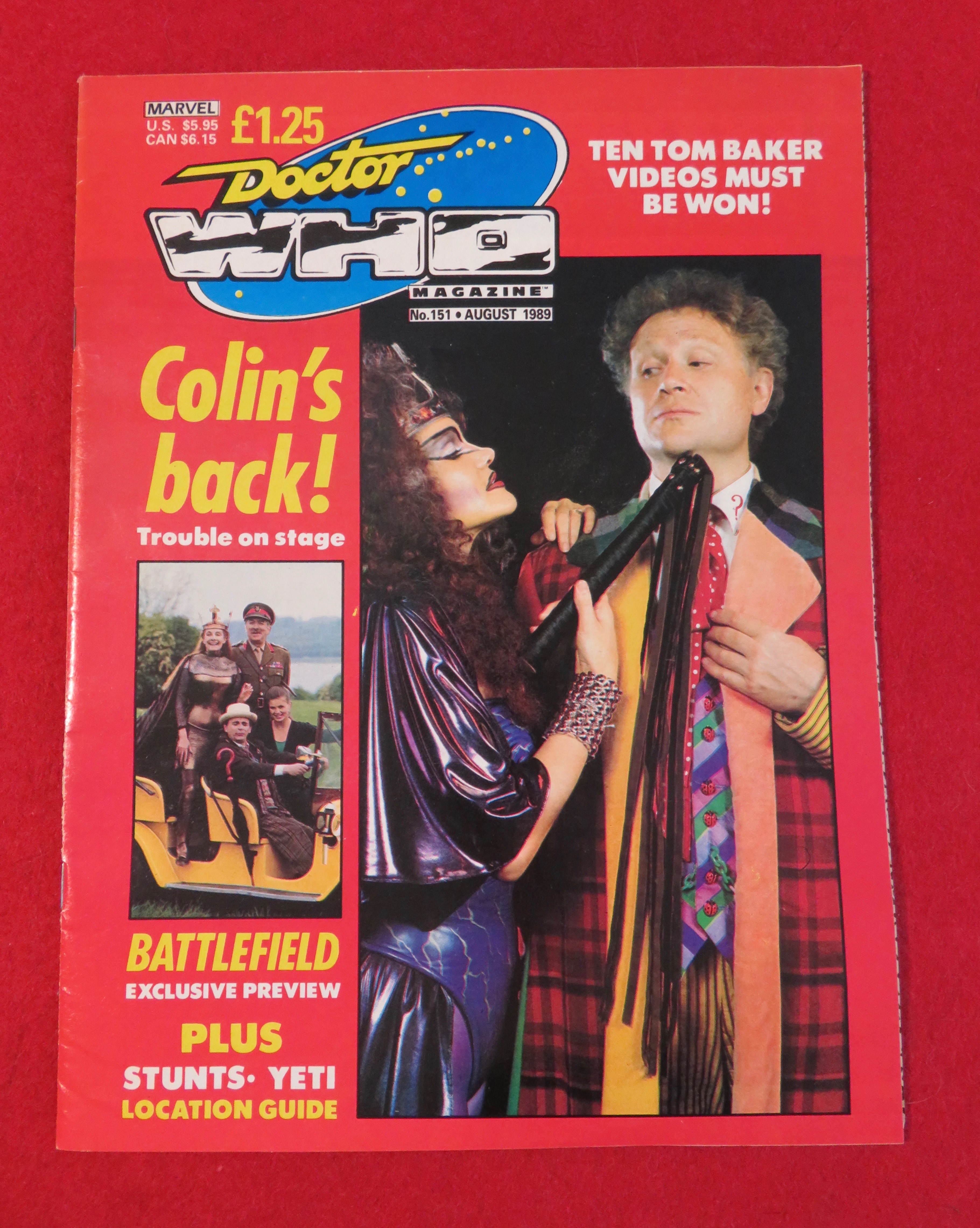 Doctor (Dr) Who Magazine August 1989
