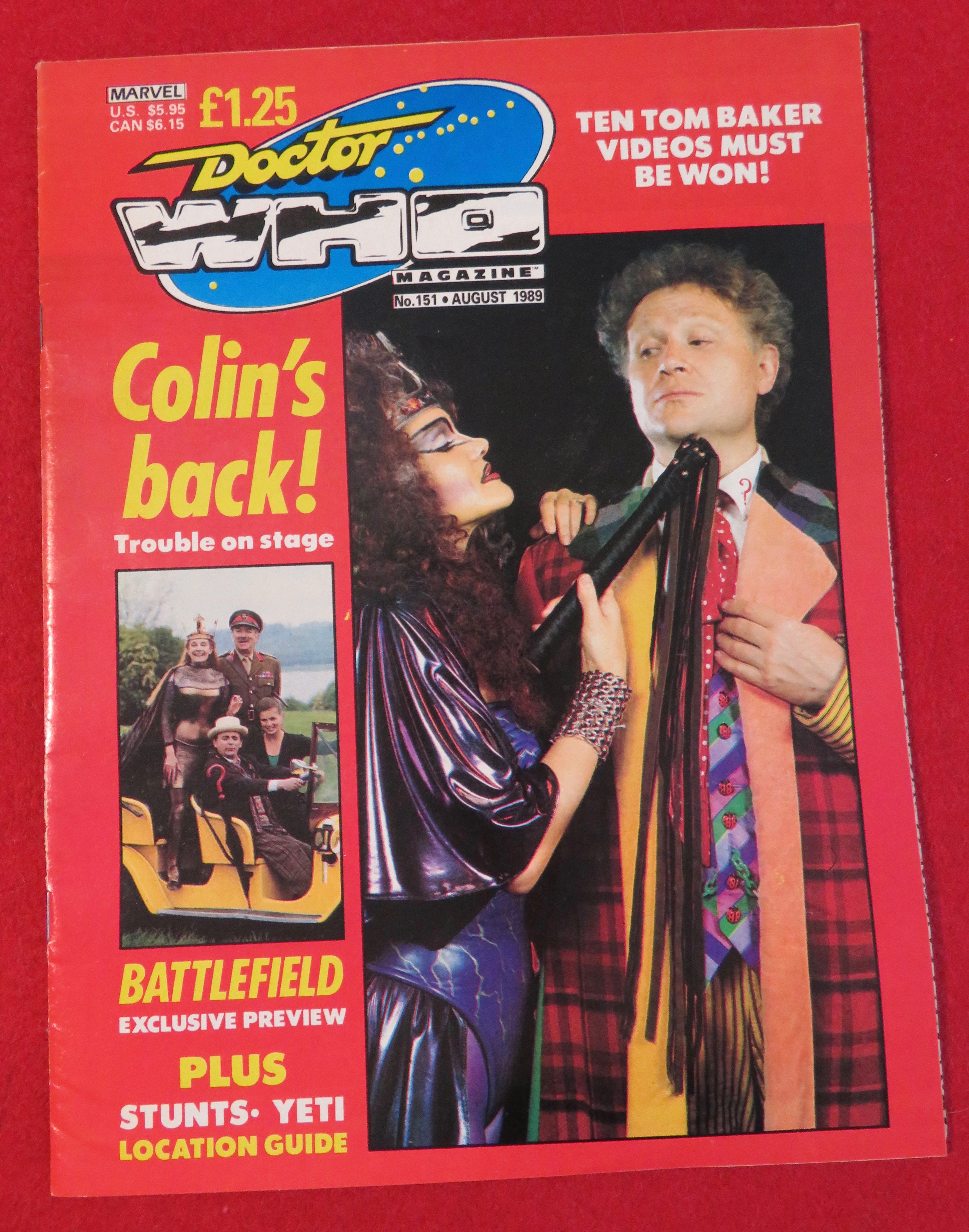 Doctor (Dr) Who Magazine August 1989