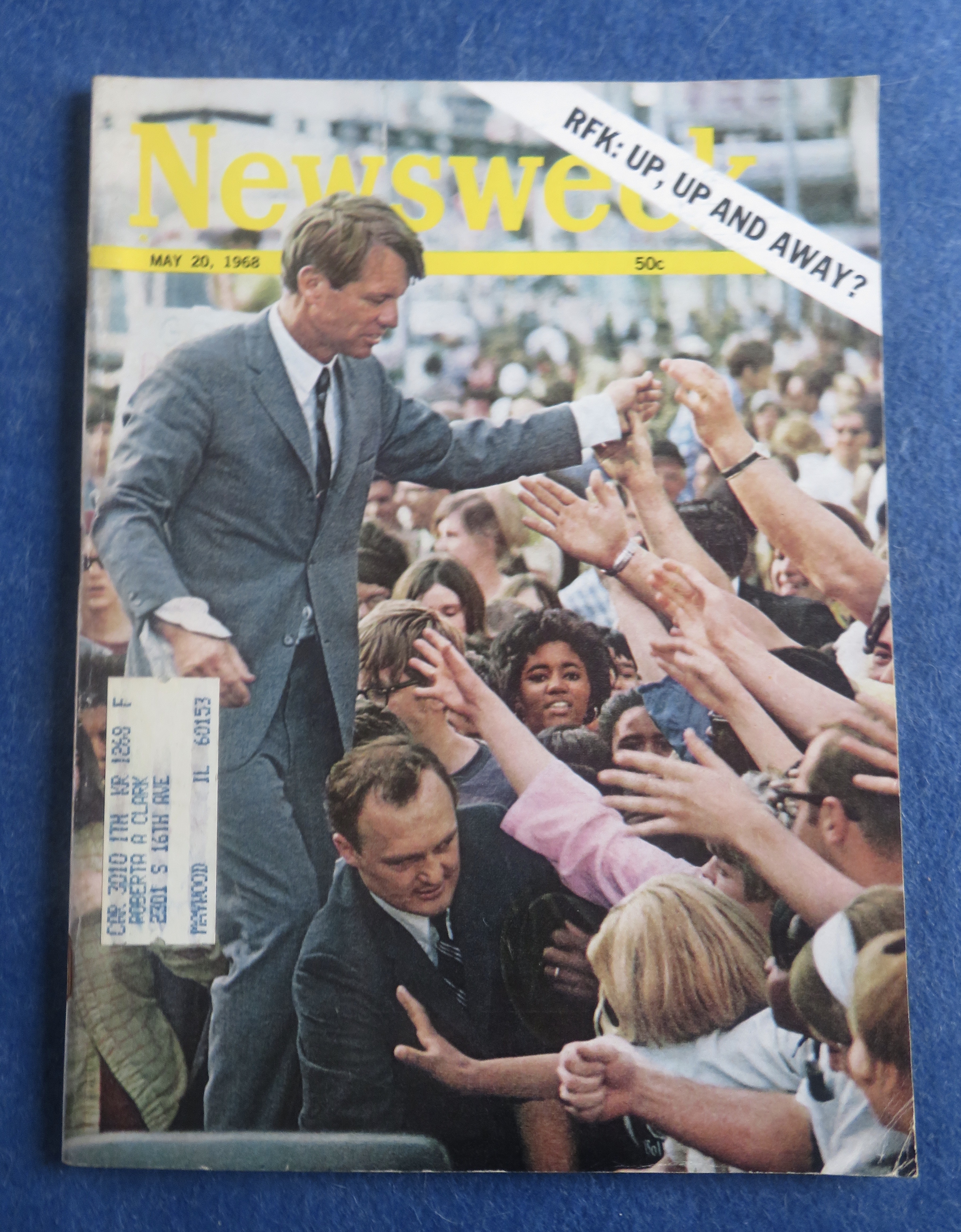 Newsweek Magazine May 20, 1968 Robert F Kennedy