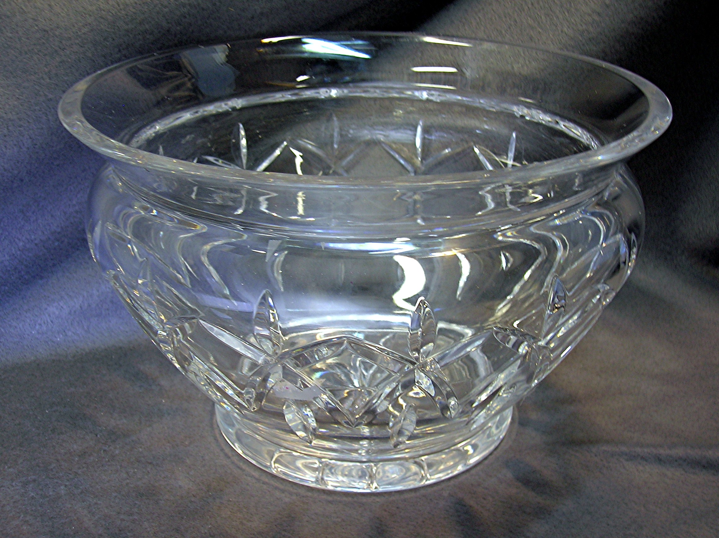 Crystal Centerpiece in the Glenbrook pattern Waterford
