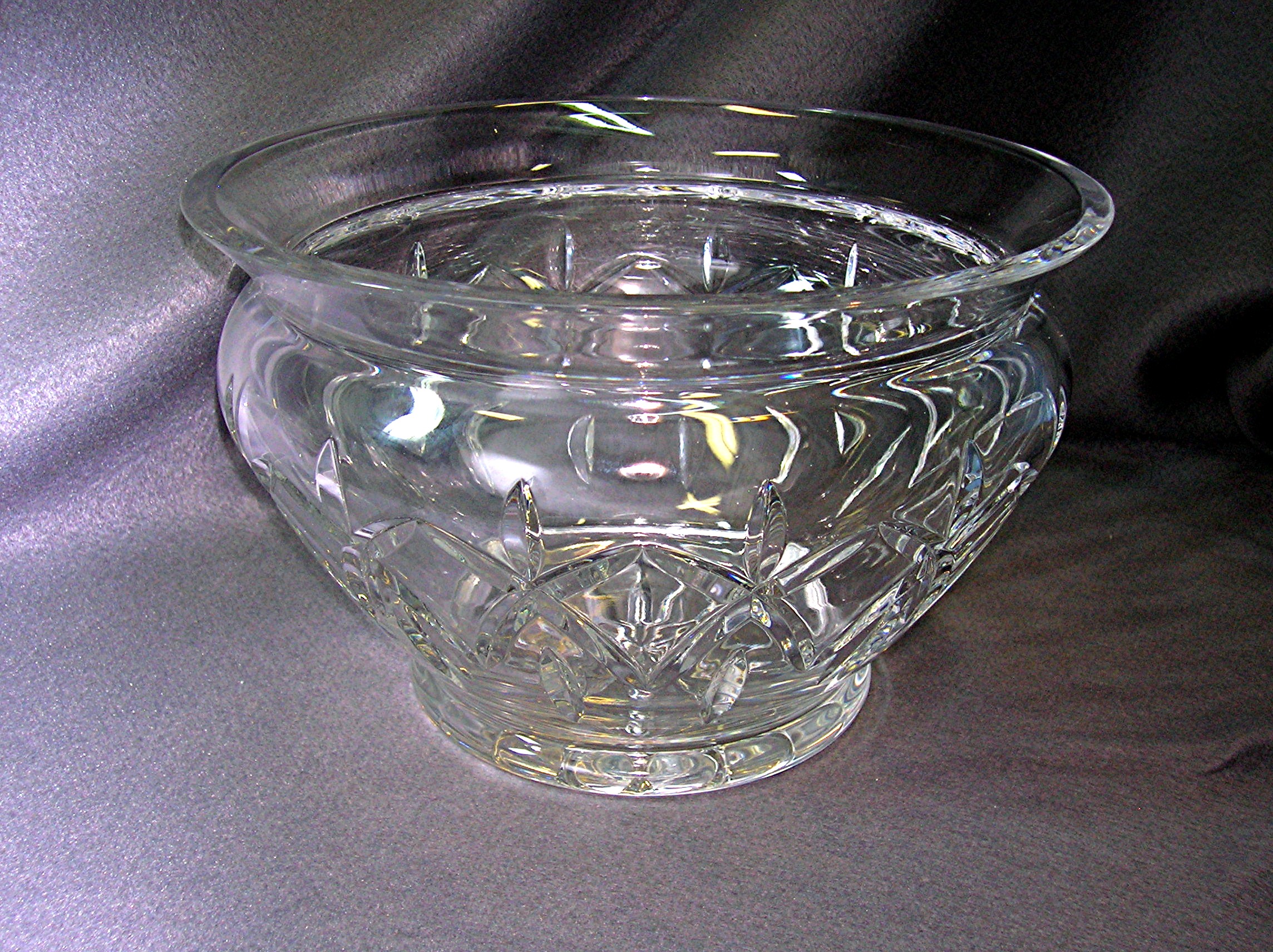 Crystal Centerpiece in the Glenbrook pattern  Waterford