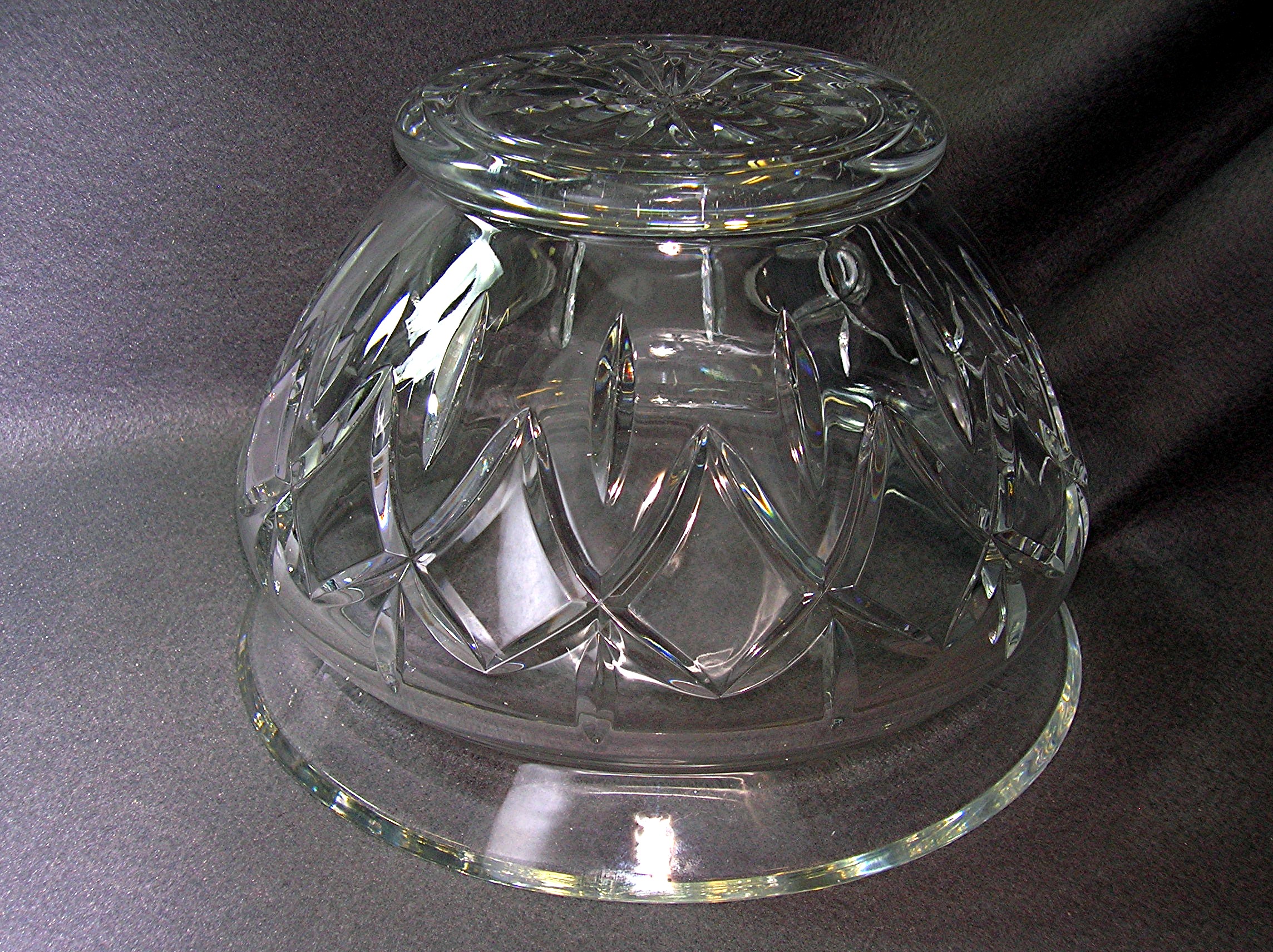 Crystal Centerpiece in the Glenbrook pattern  Waterford