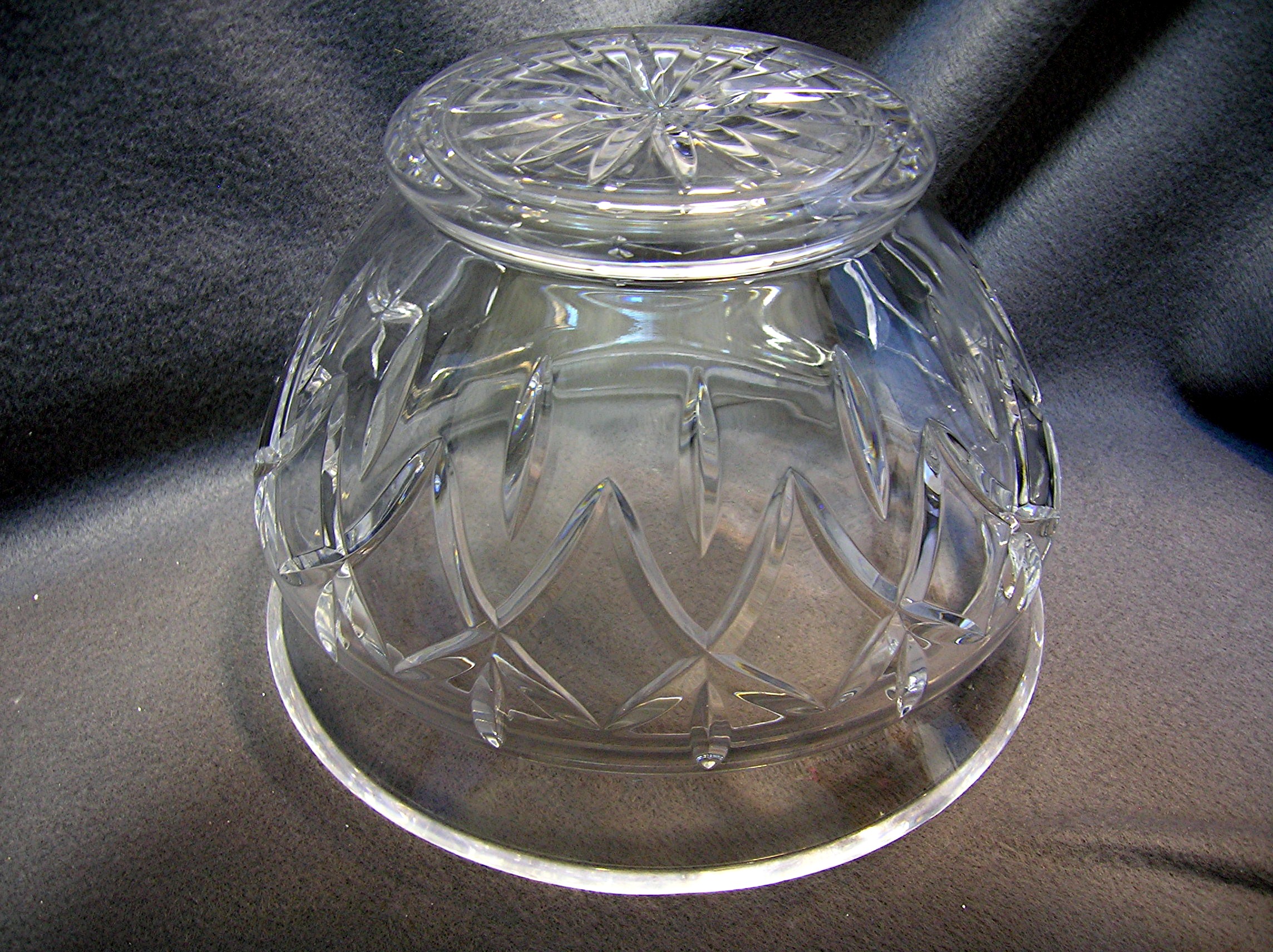 Crystal Centerpiece in the Glenbrook pattern  Waterford