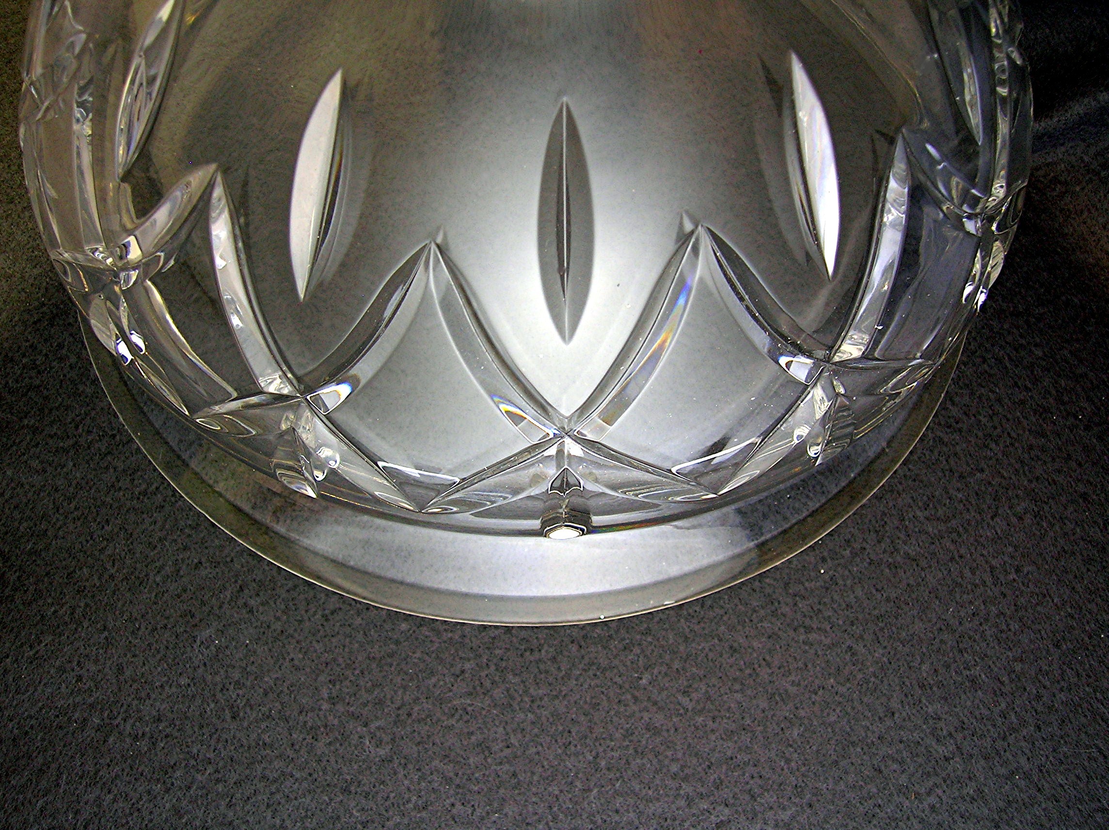 Crystal Centerpiece in the Glenbrook pattern  Waterford