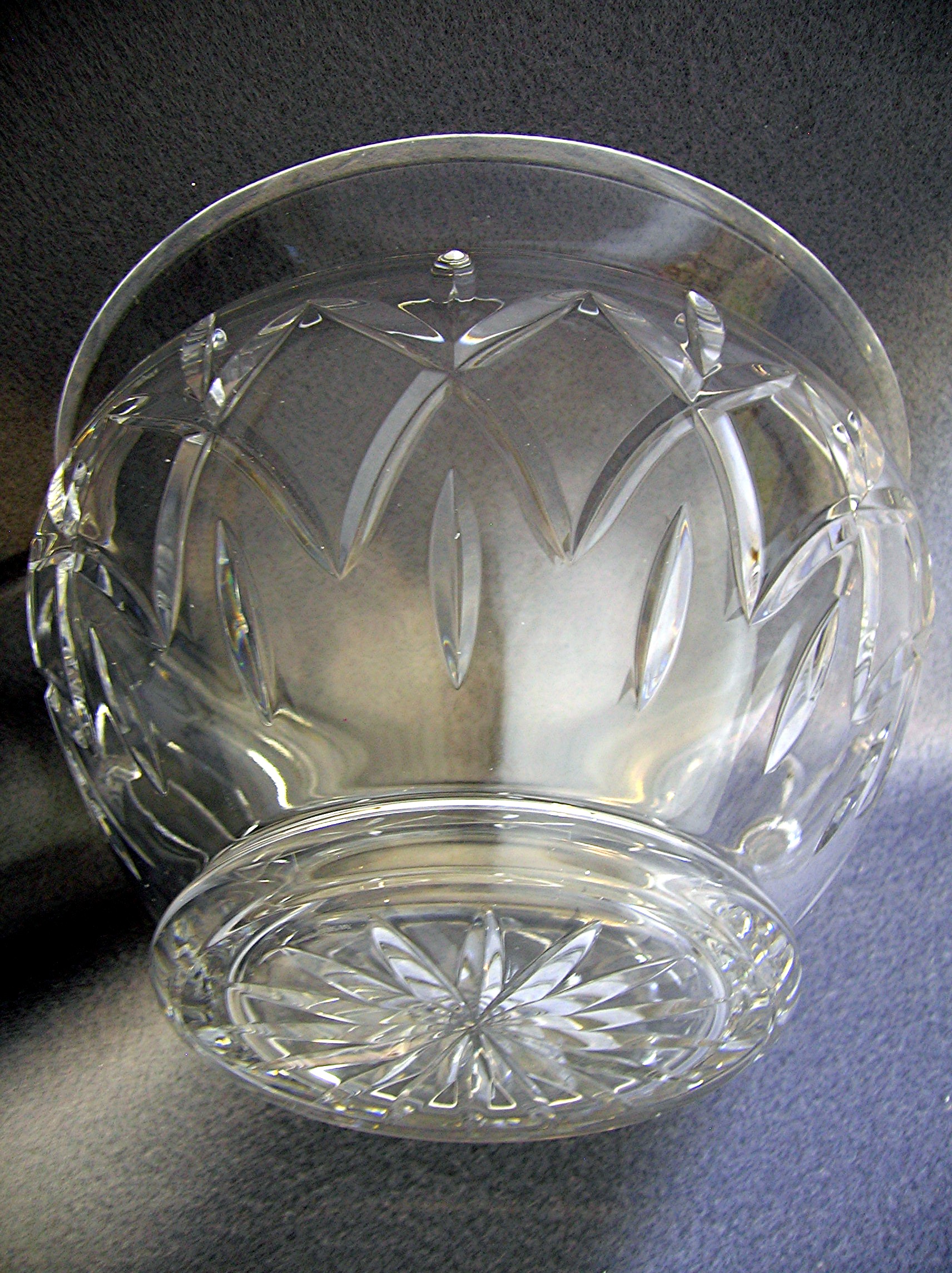 Crystal Centerpiece in the Glenbrook pattern  Waterford