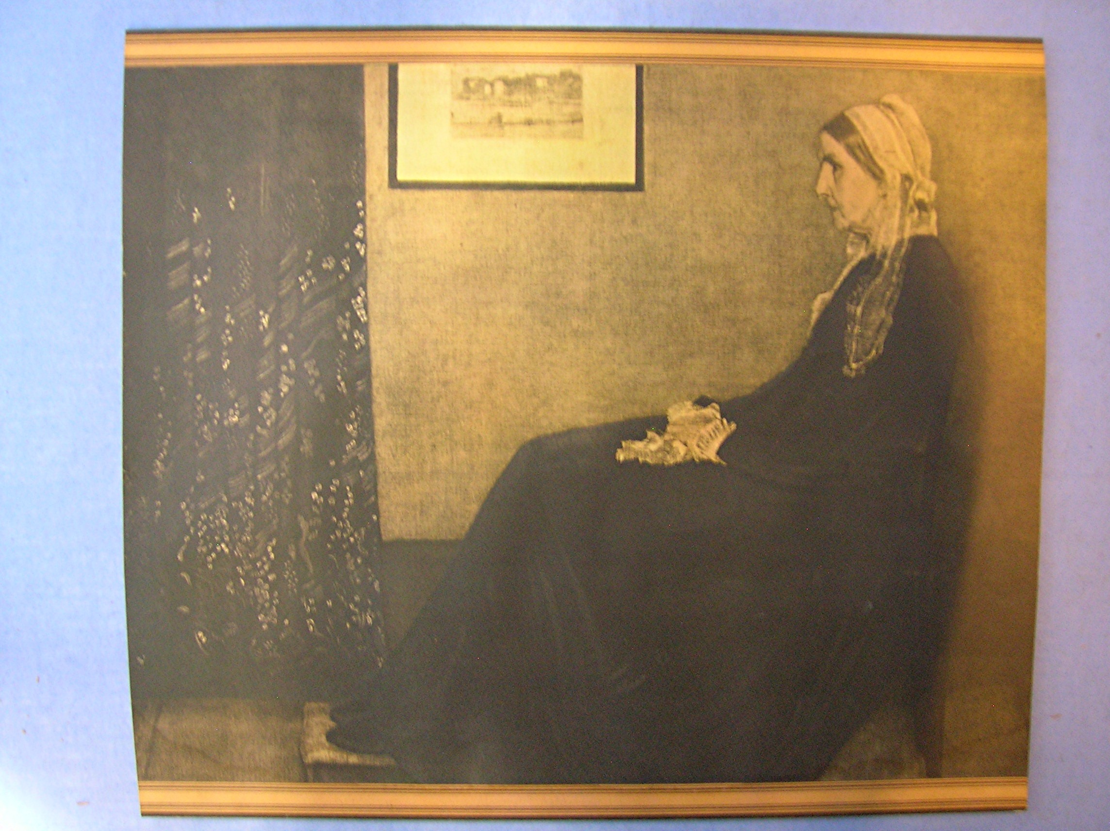 My Mother by Whistler (1834-1903) De Luxe Reproduction