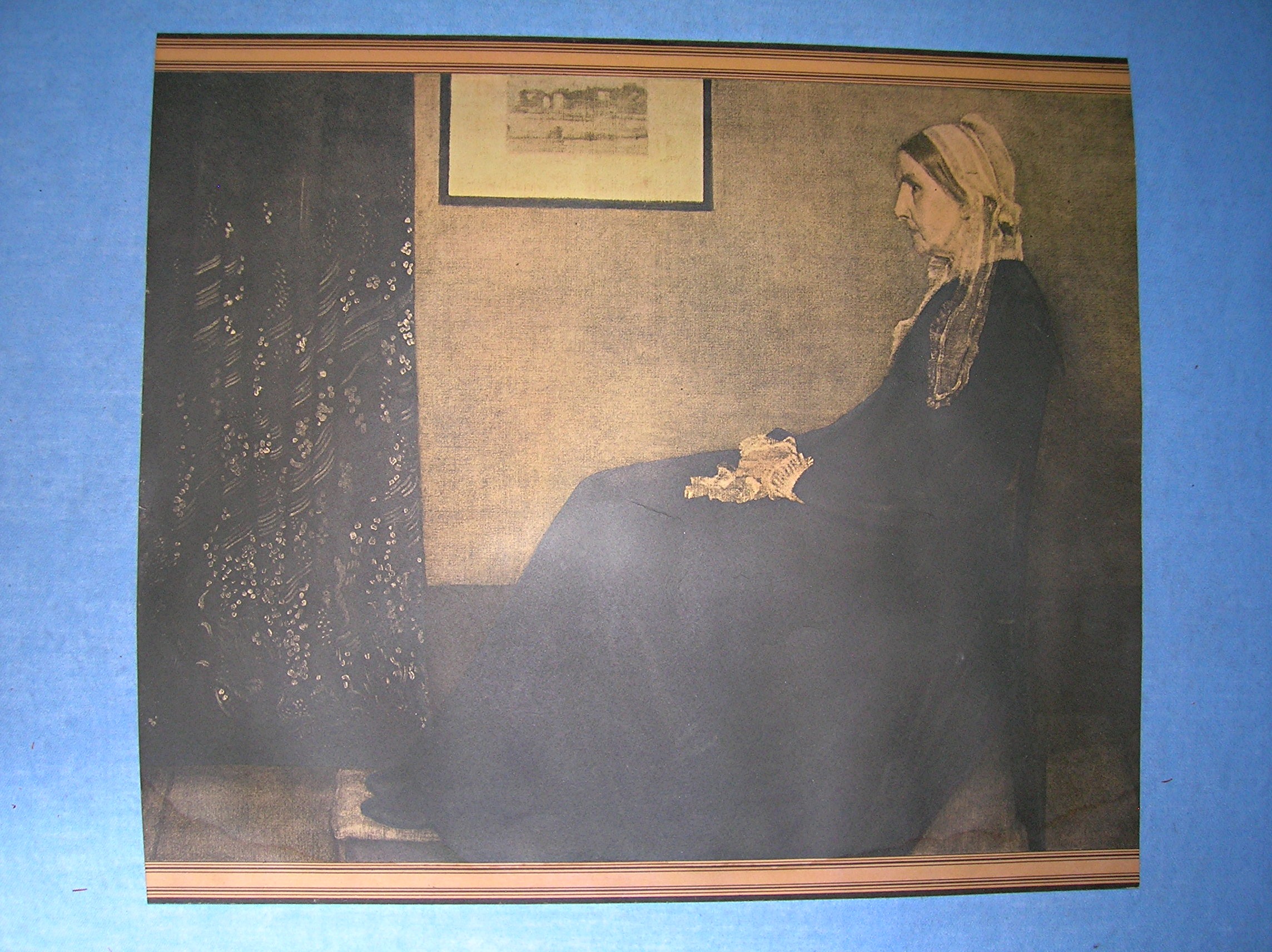 My Mother by Whistler (1834-1903) De Luxe Reproduction