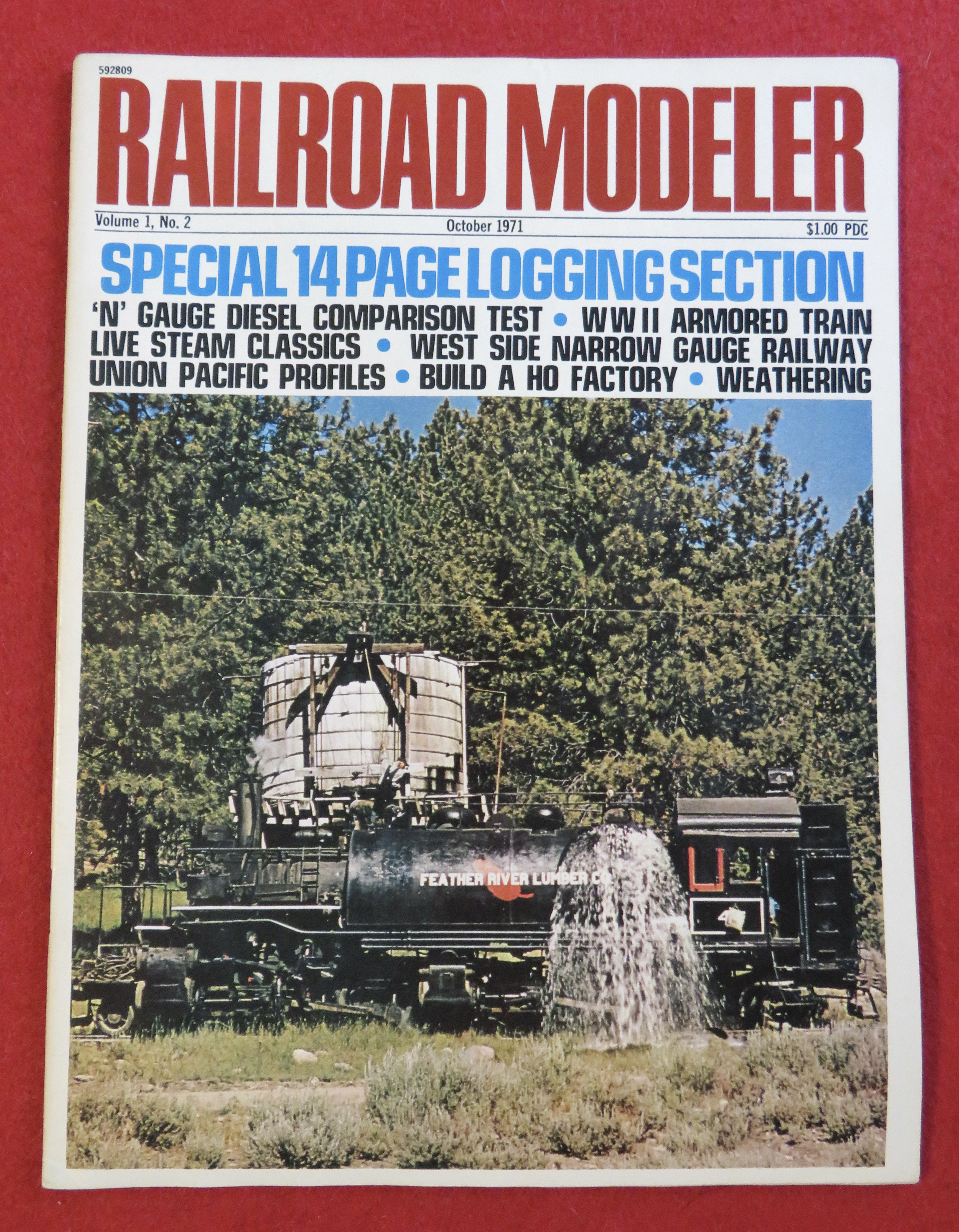 Railroad Modeler Magazine October 1971