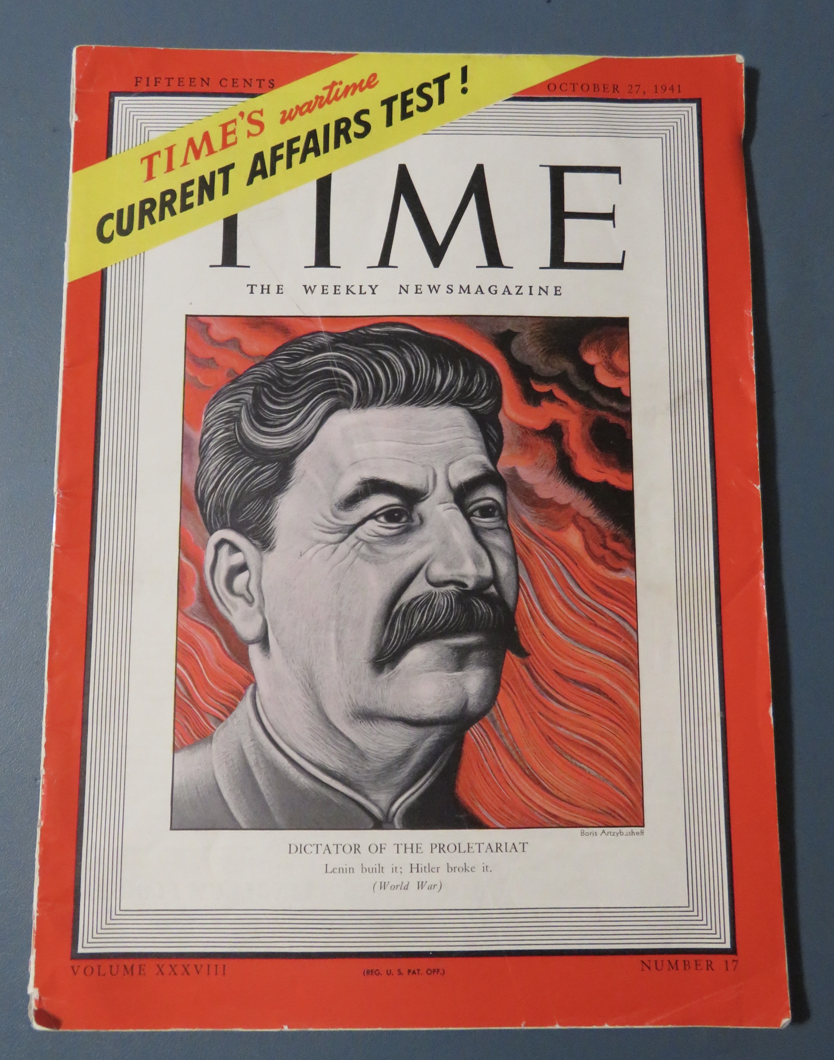 Time Magazine - October 27, 1941 - Stalin Cover