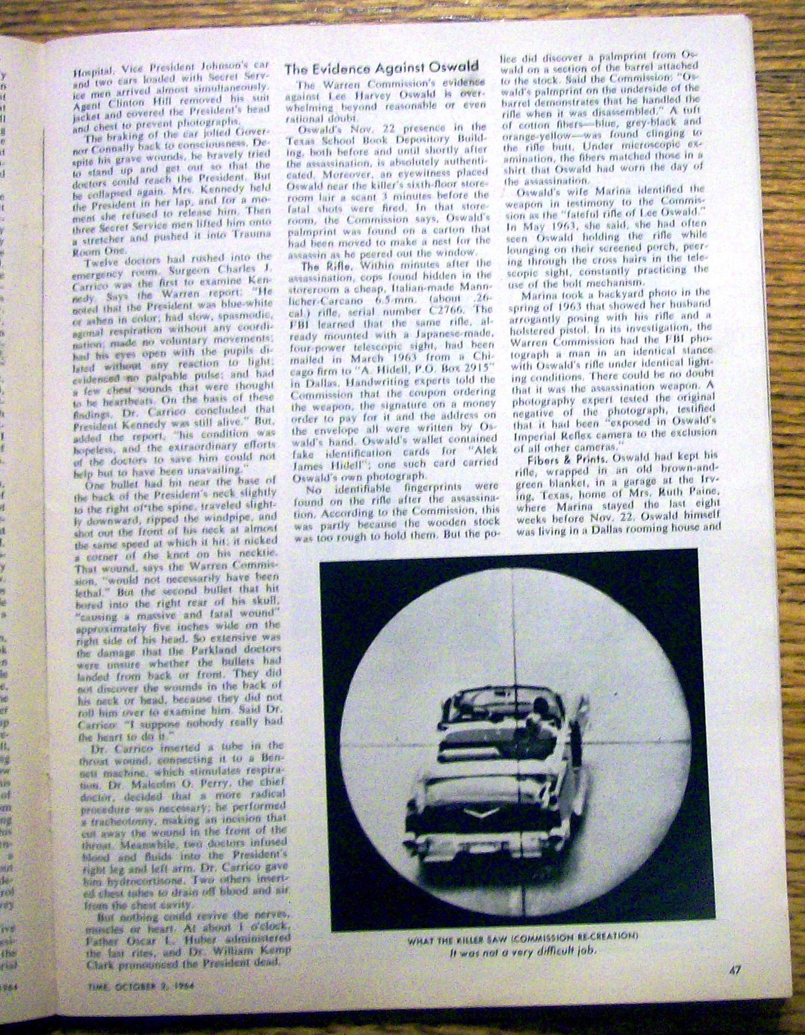 Time Magazine-October 2, 1964-Warren Commission