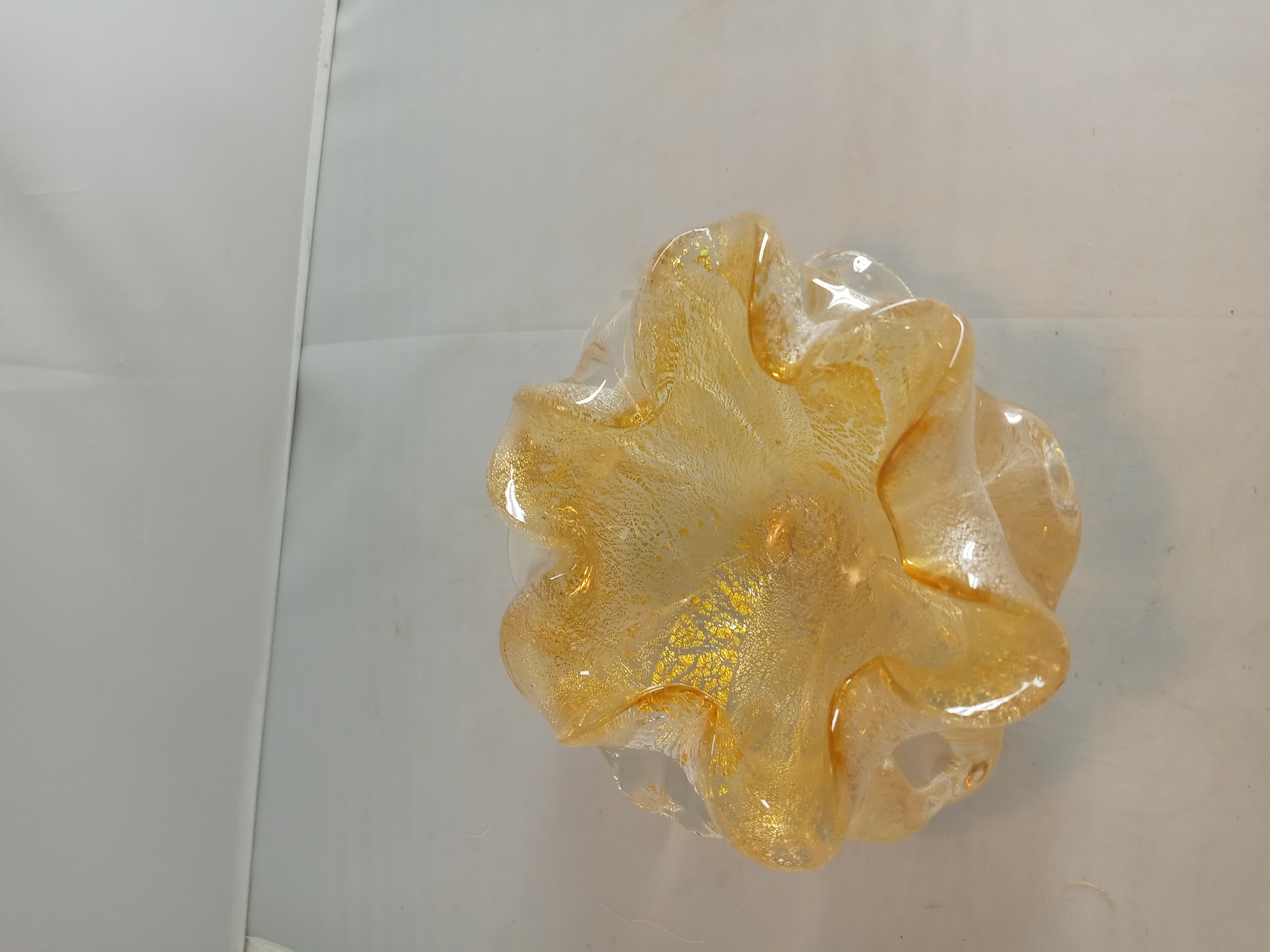 Murano art glass bowl mid-century Italy