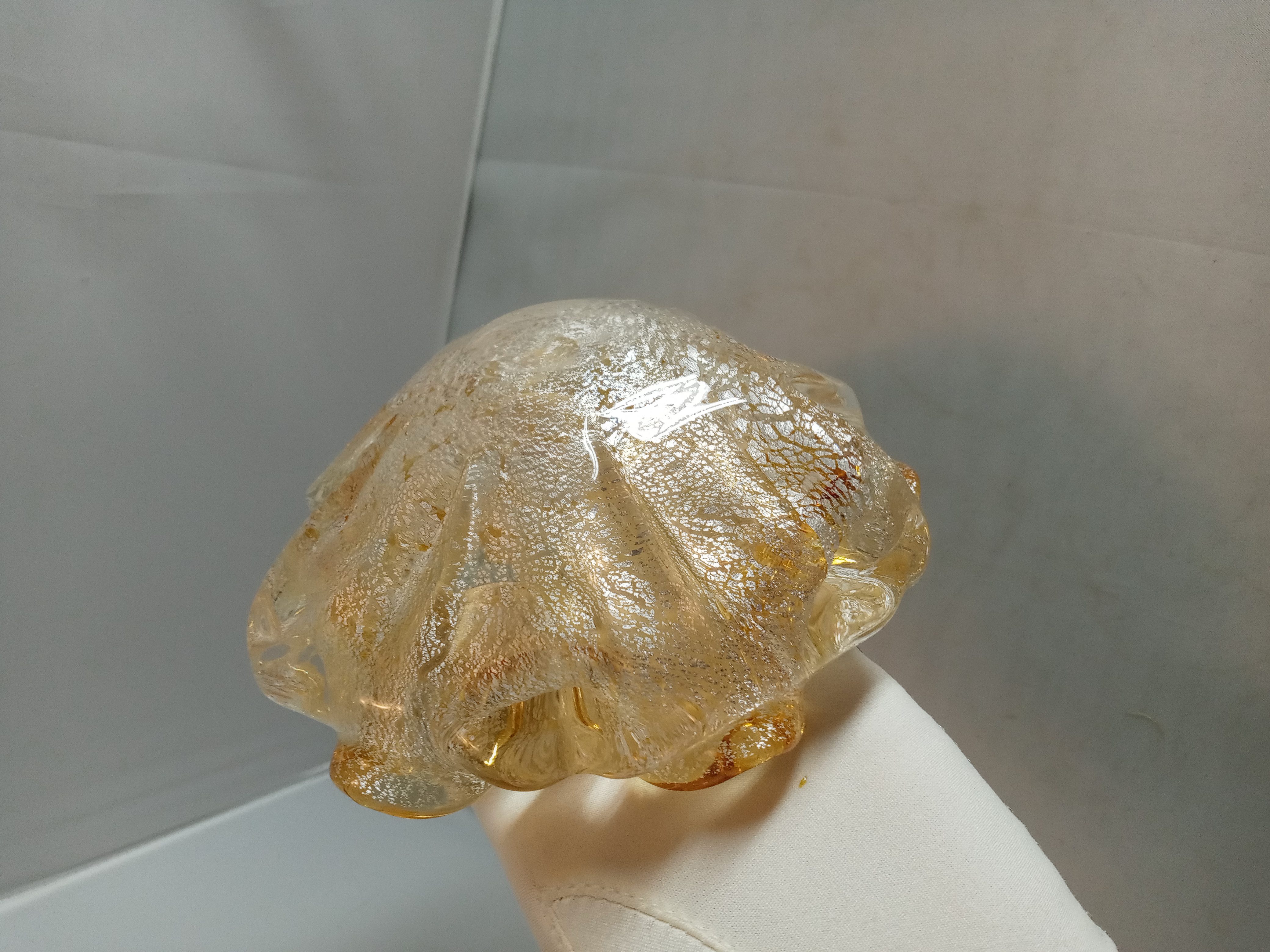 Murano art glass bowl mid-century Italy