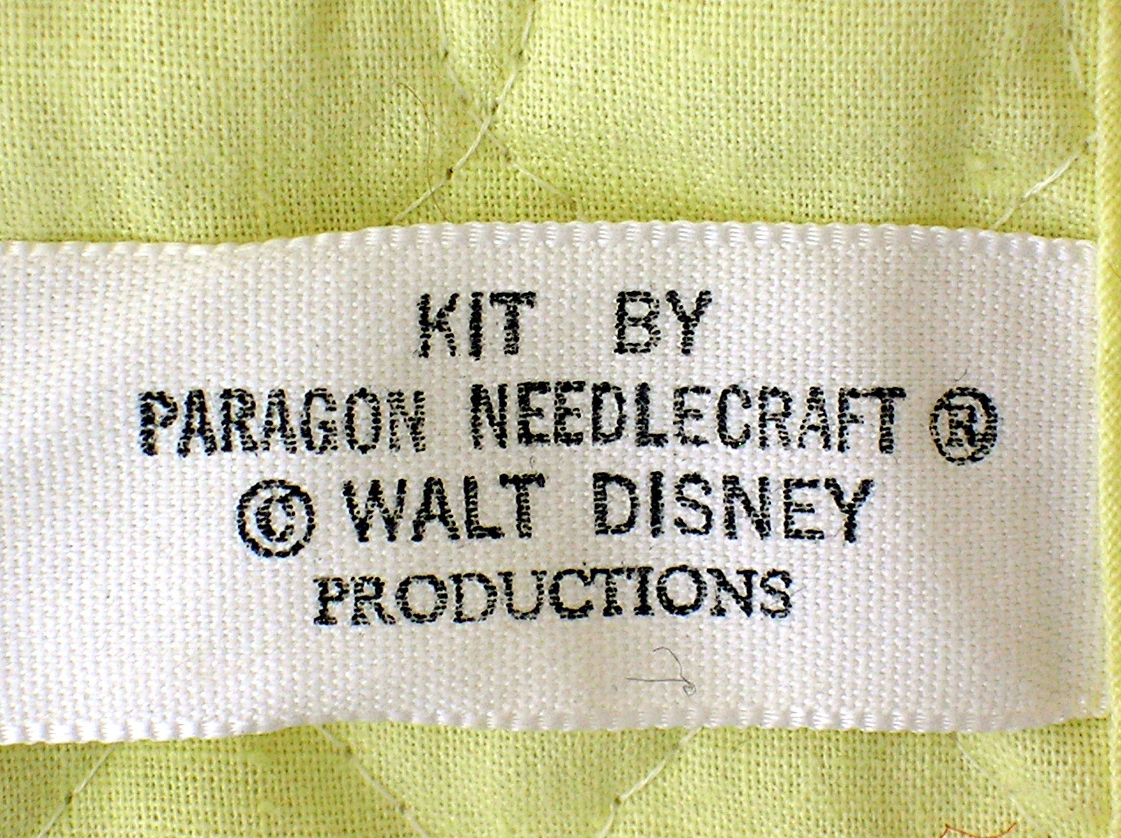 Disney Cross Stitch Mickey and Minnie Baby Quilt Kit