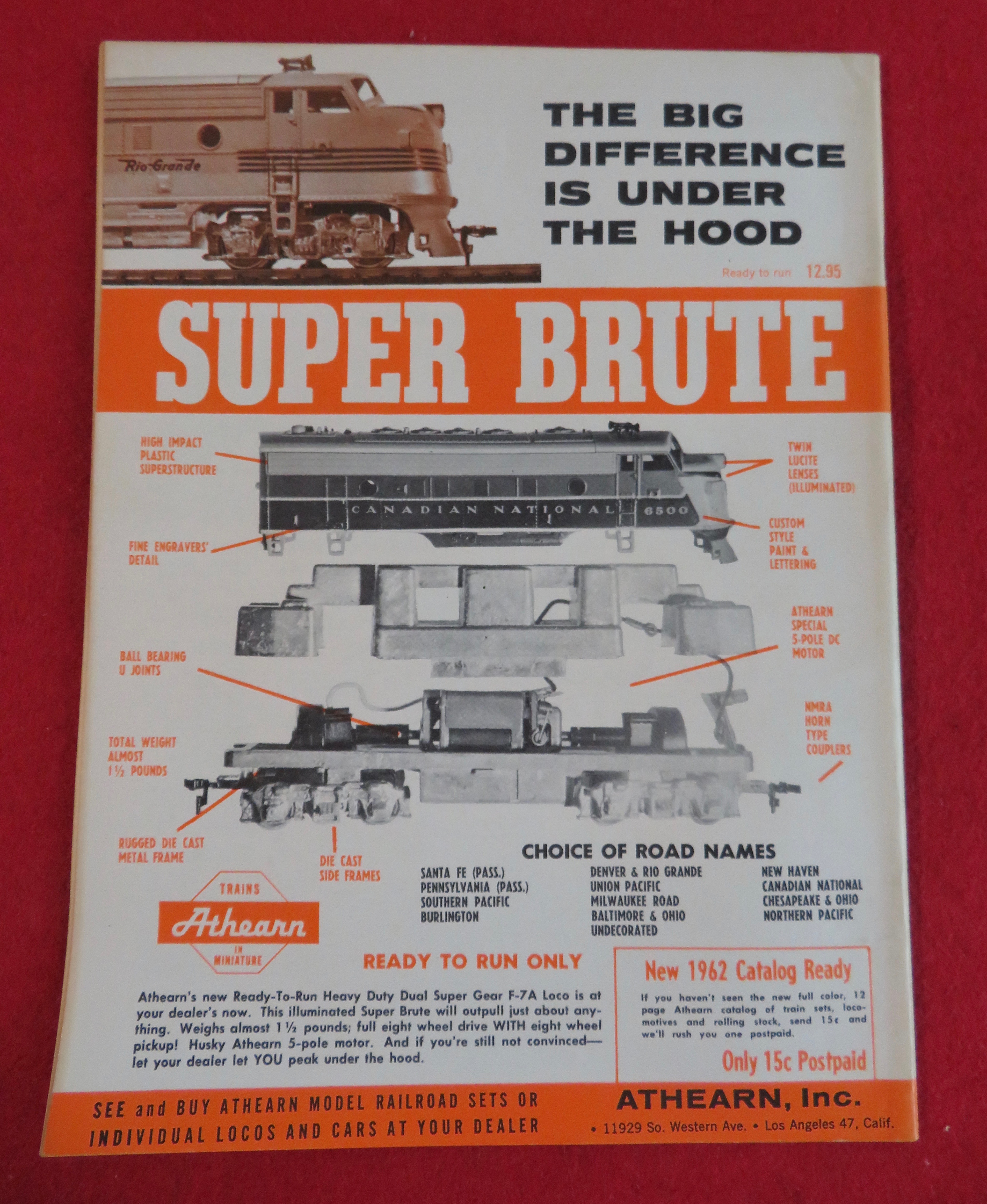Railroad Model Craftsman Magazine October 1962