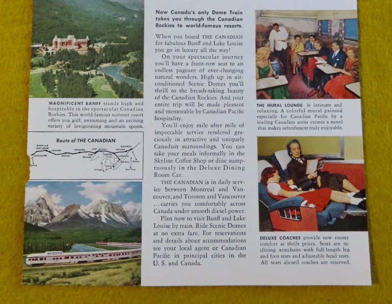1956 Canadian Pacific with the Scenic Domes of the Canadian