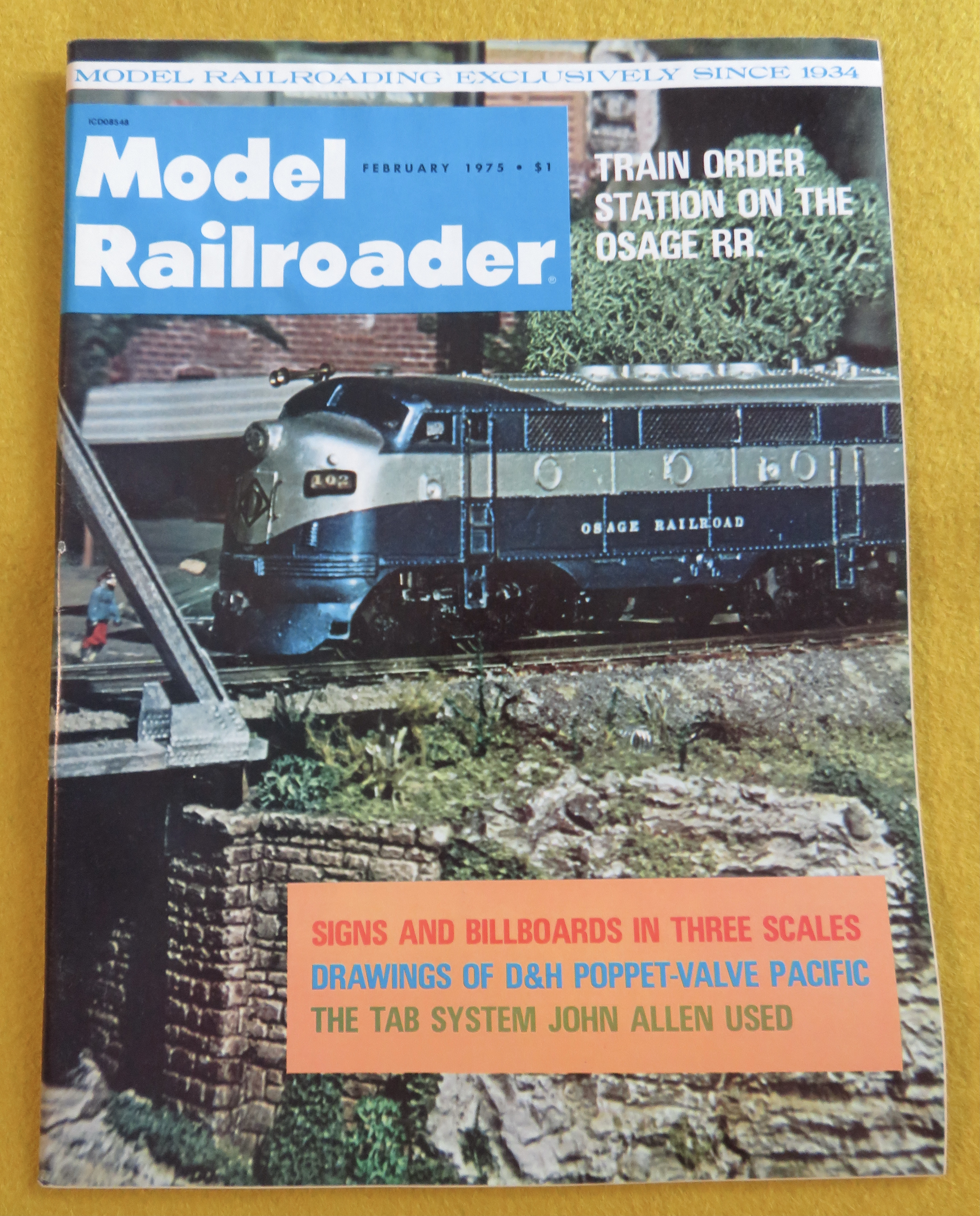 Model Railroader Magazine February 1975