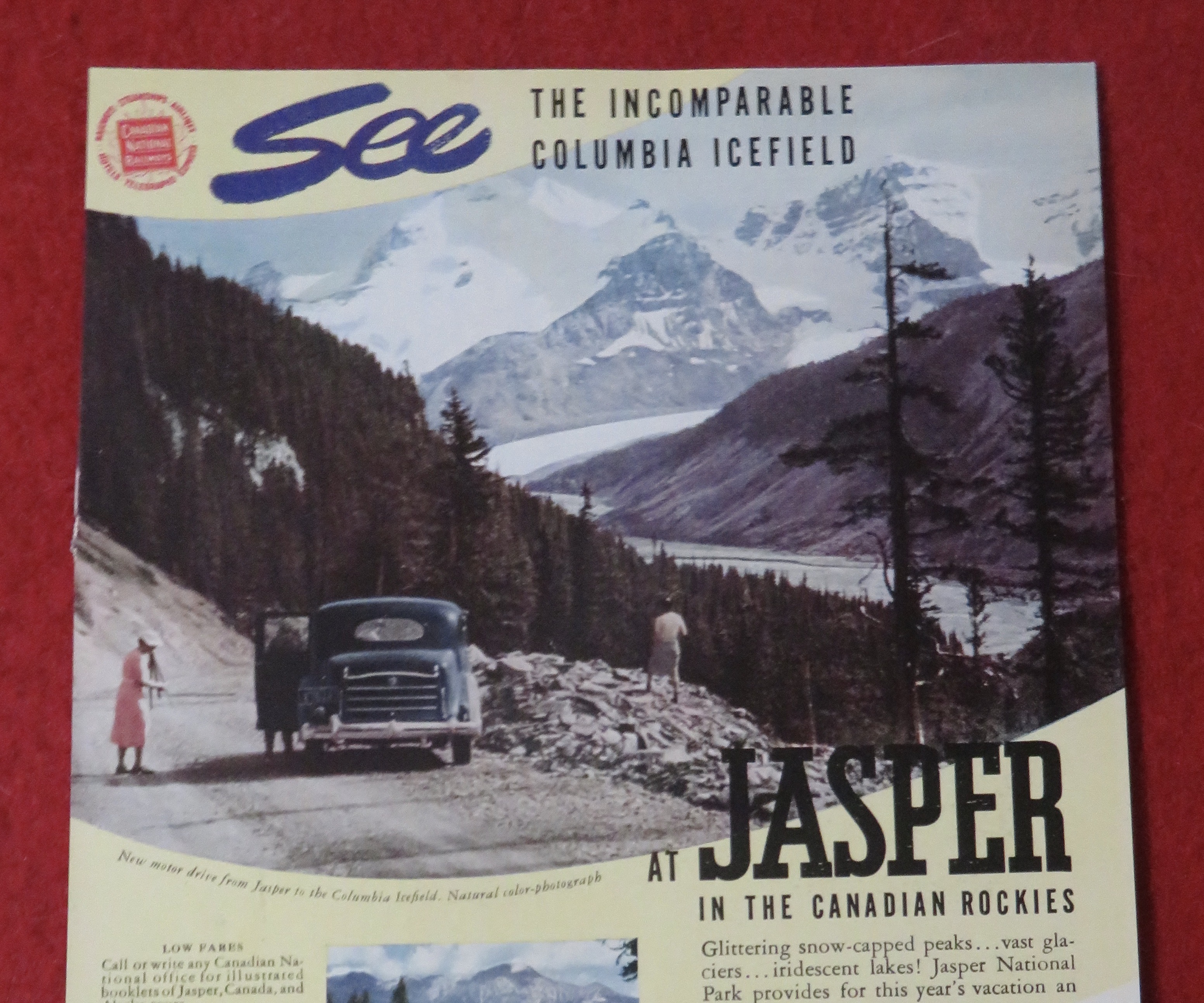 1939 Canadian National with Jasper (Canadian Rockies)