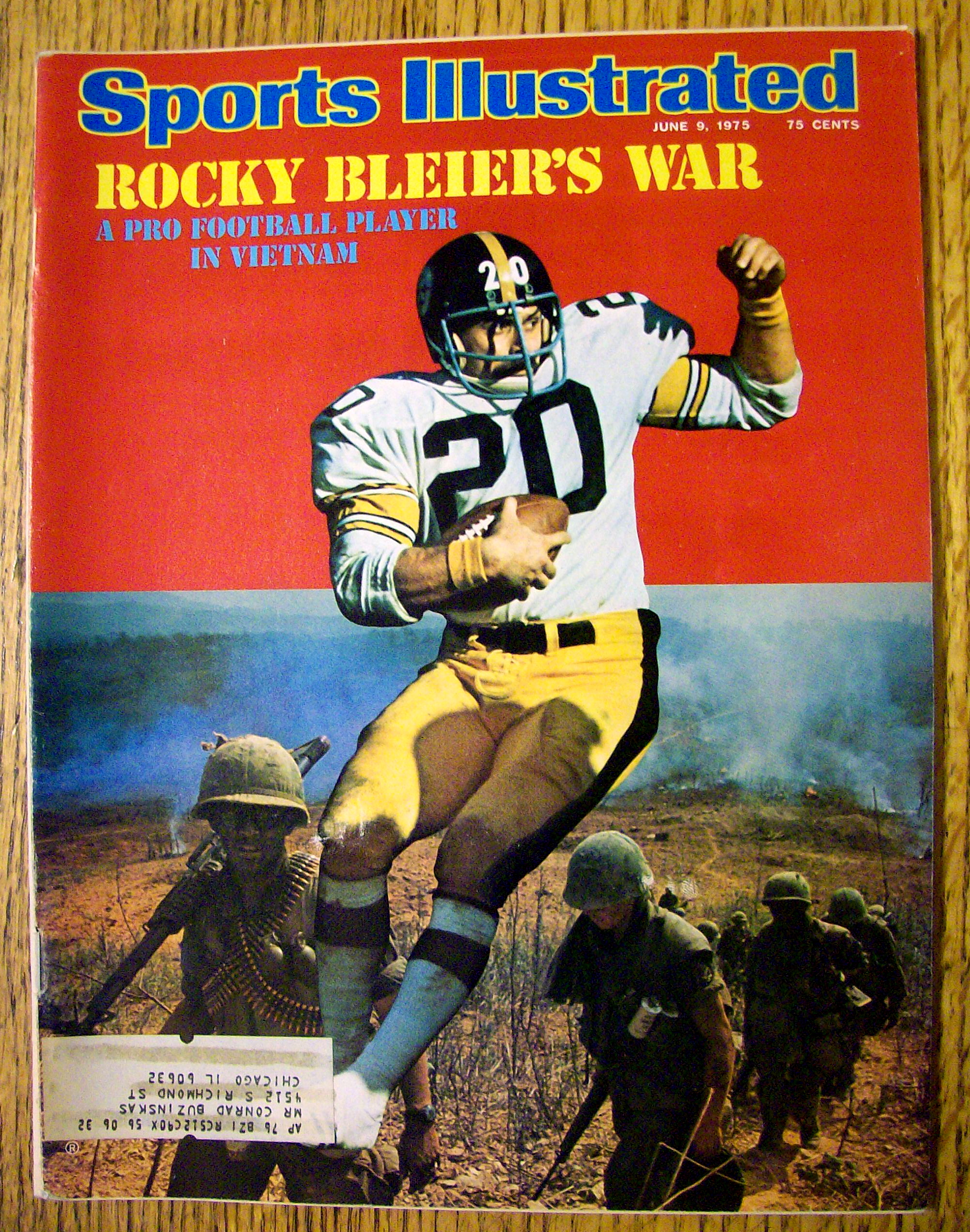 Sports Illustrated Magazine-June 9, 1975-Rocky Bleier