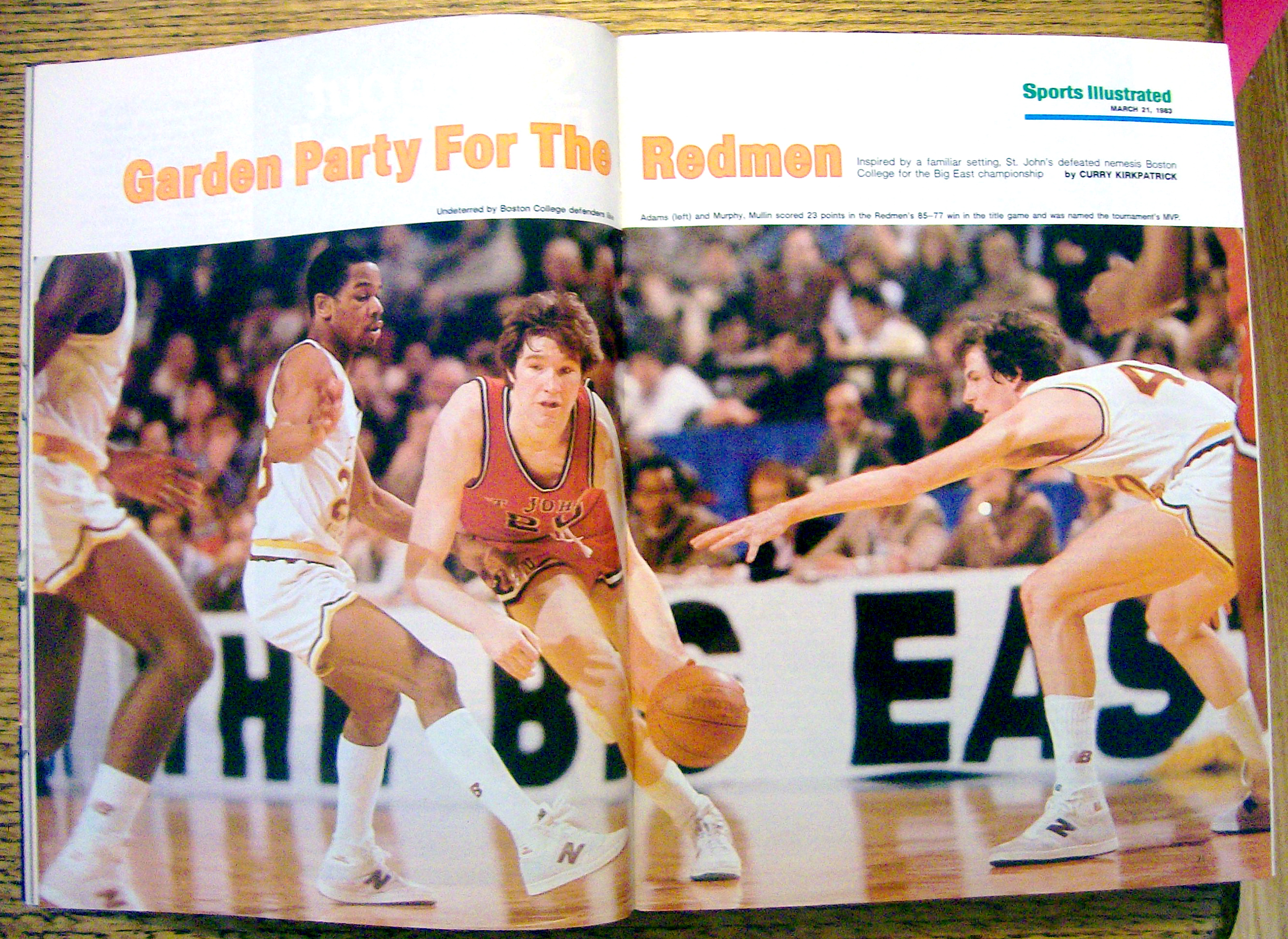 Sports Illustrated Magazine-March 21, 1983-St. John's