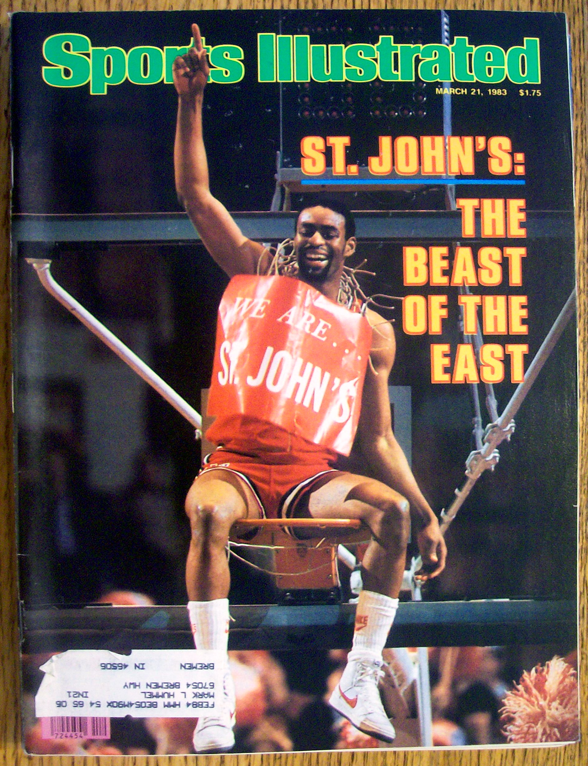 Sports Illustrated Magazine-March 21, 1983-St. John's