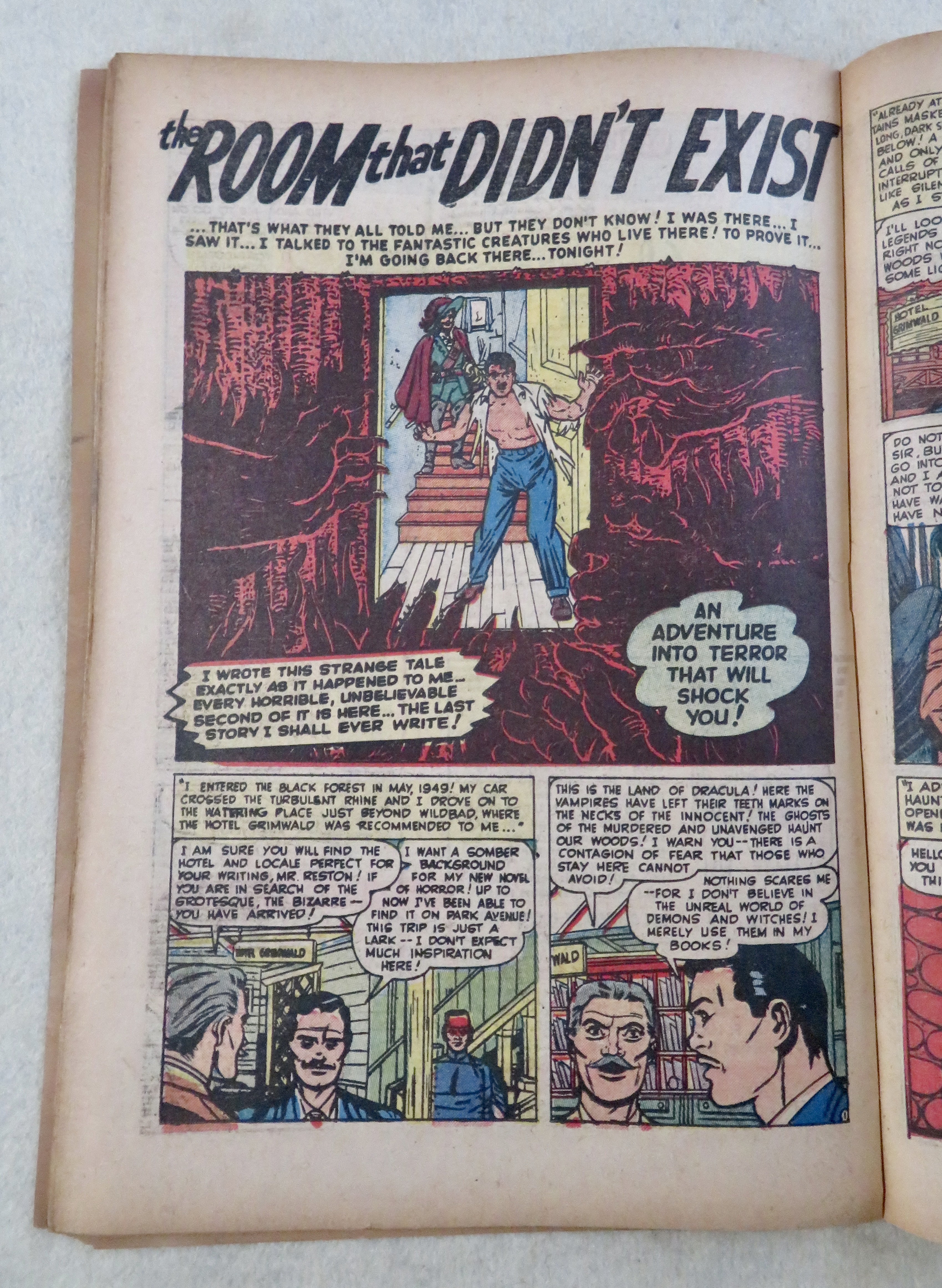 Strange Tales Comic June 1951 Call In The Night