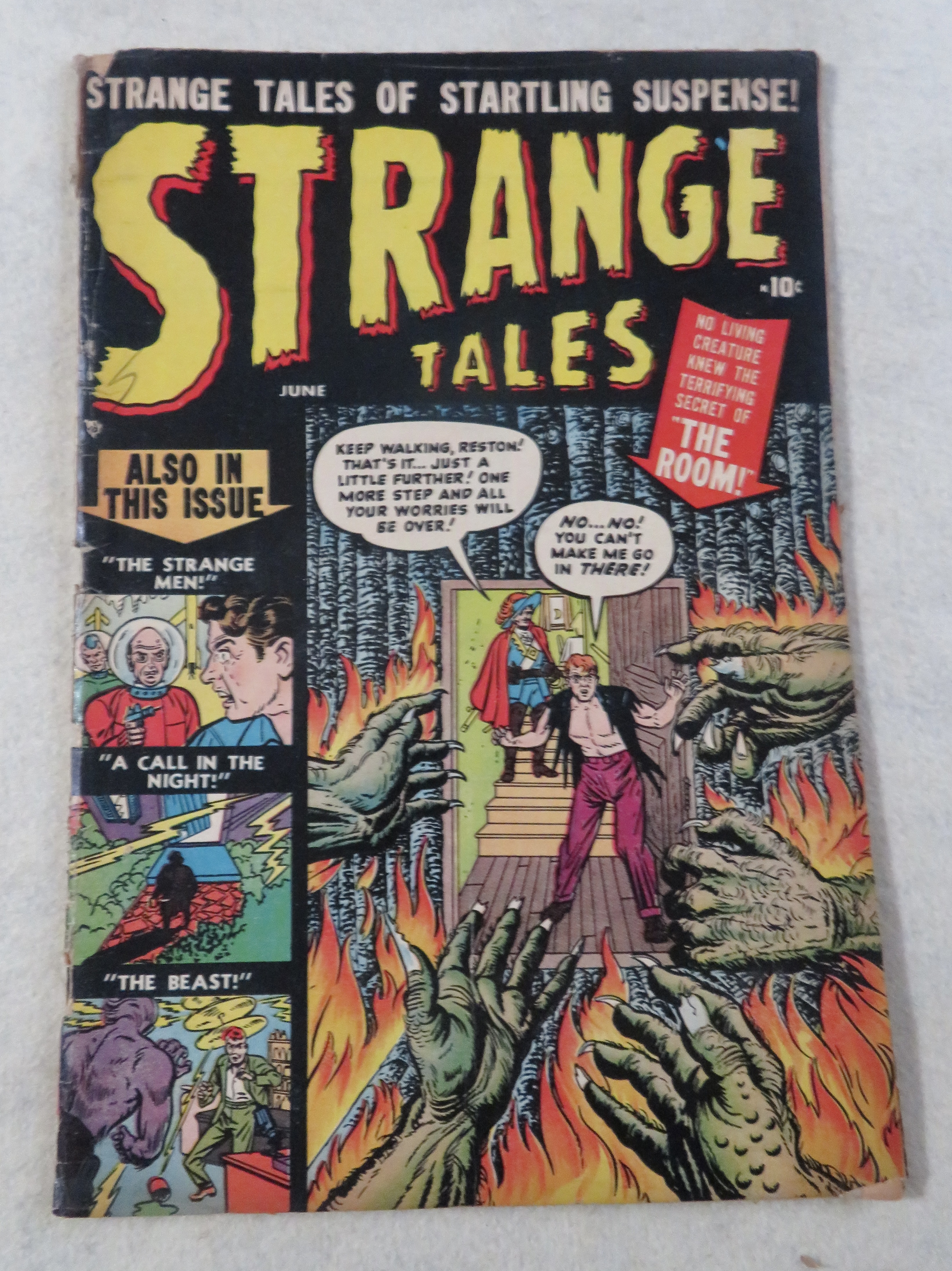 Strange Tales Comic June 1951 Call In The Night