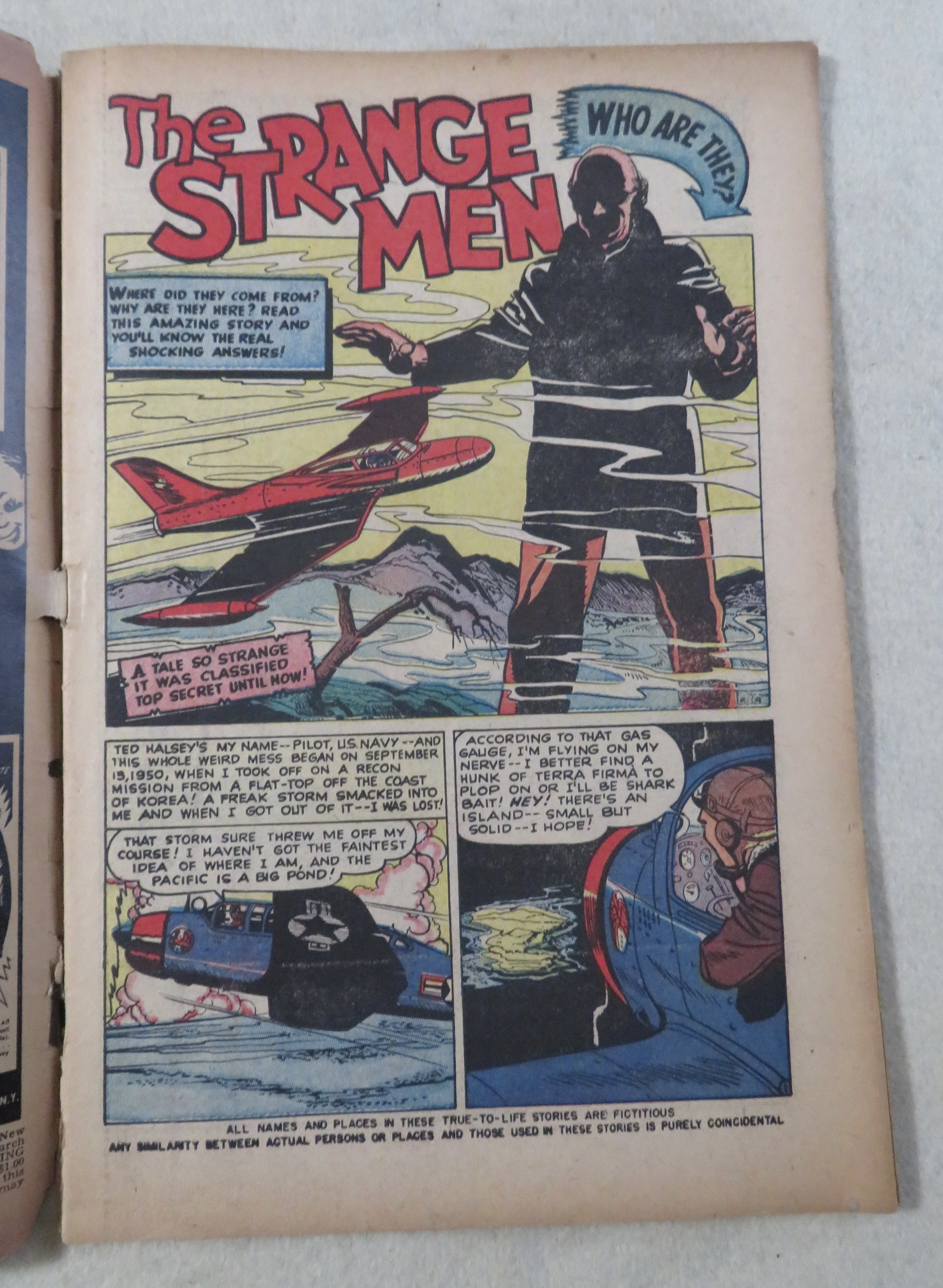 Strange Tales Comic June 1951 Call In The Night