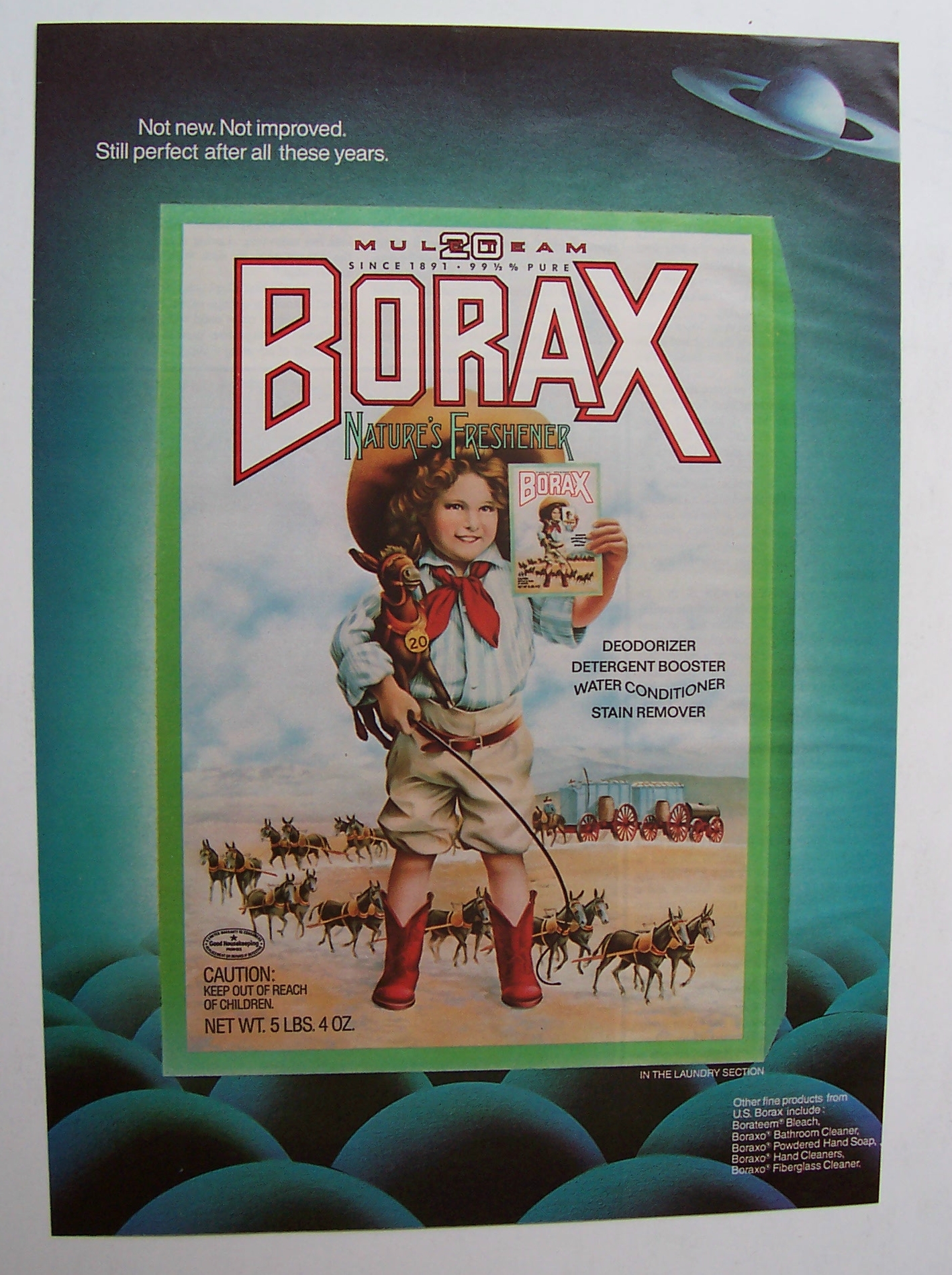 1987 Borax Detergent Booster