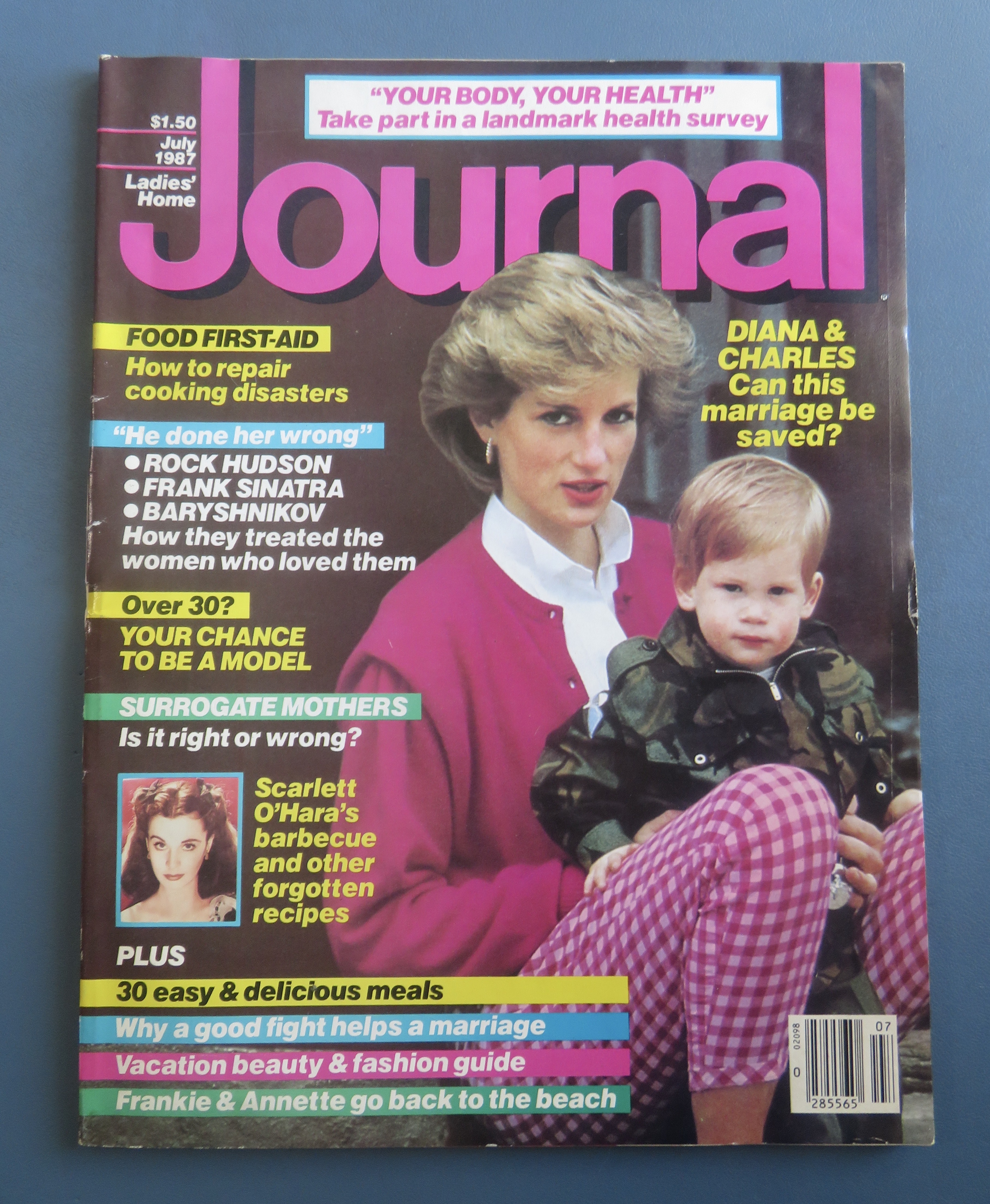 Ladies Home Journal Magazine July 1987 Princess Diana