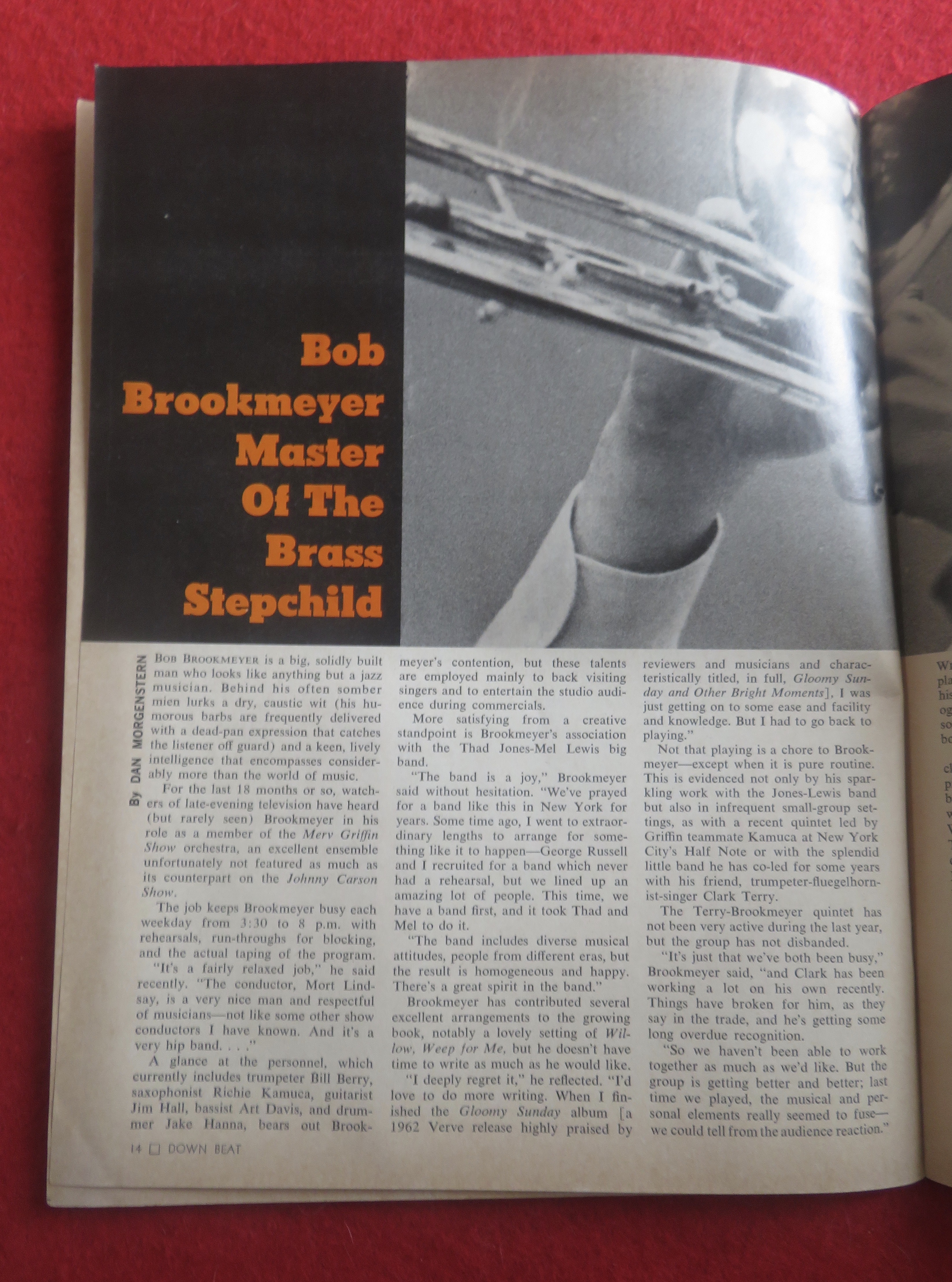 Downbeat Magazine January 26, 1967 Bob Brookmeyer