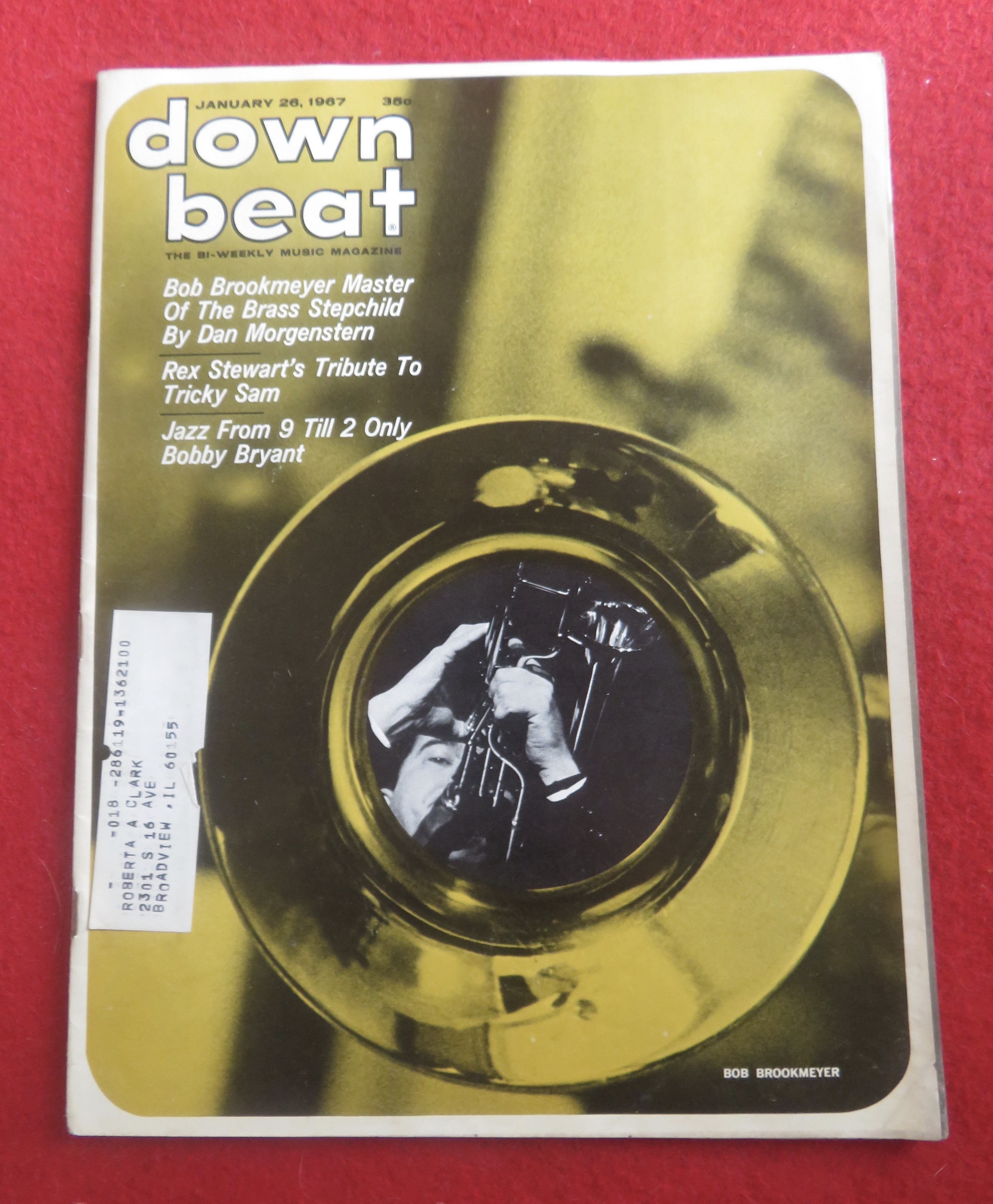 Downbeat Magazine January 26, 1967 Bob Brookmeyer