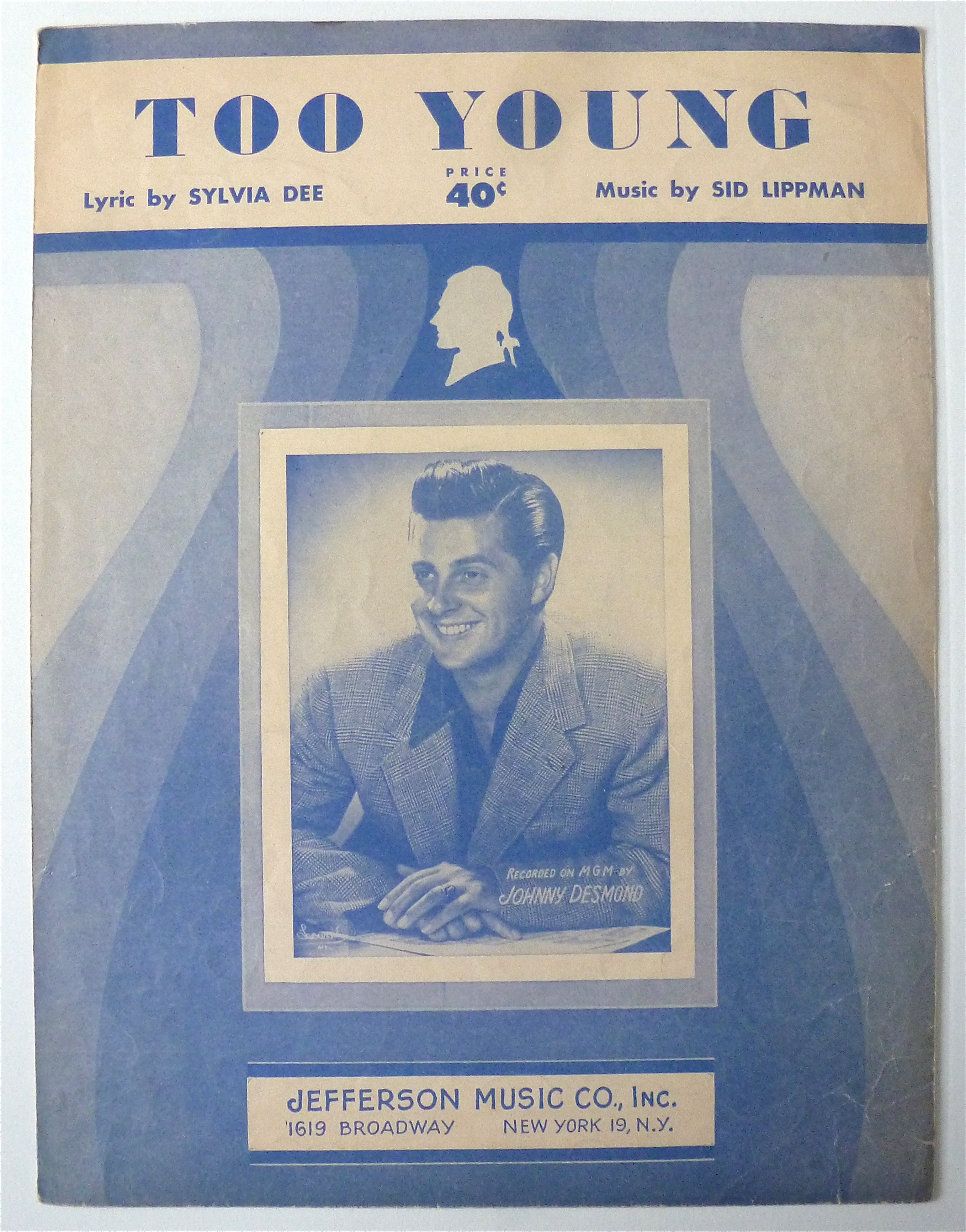 Sheet Music For 1951 Too Young