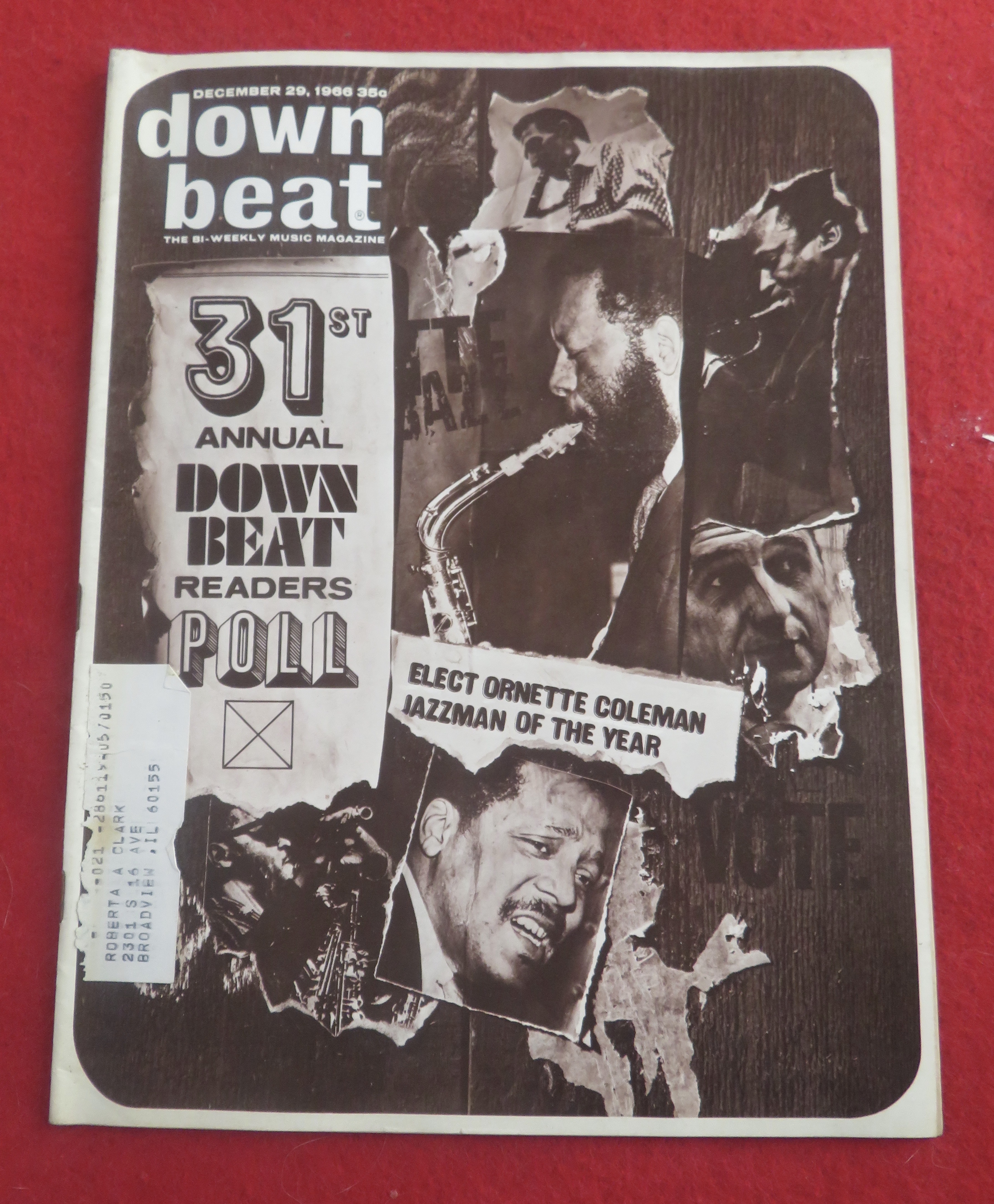 Downbeat Magazine December 29, 1966 31st Annual Poll