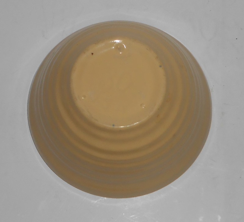 VINTAGE Bauer Pottery Ring Ware #30 IVORY Mixing Bowl #1