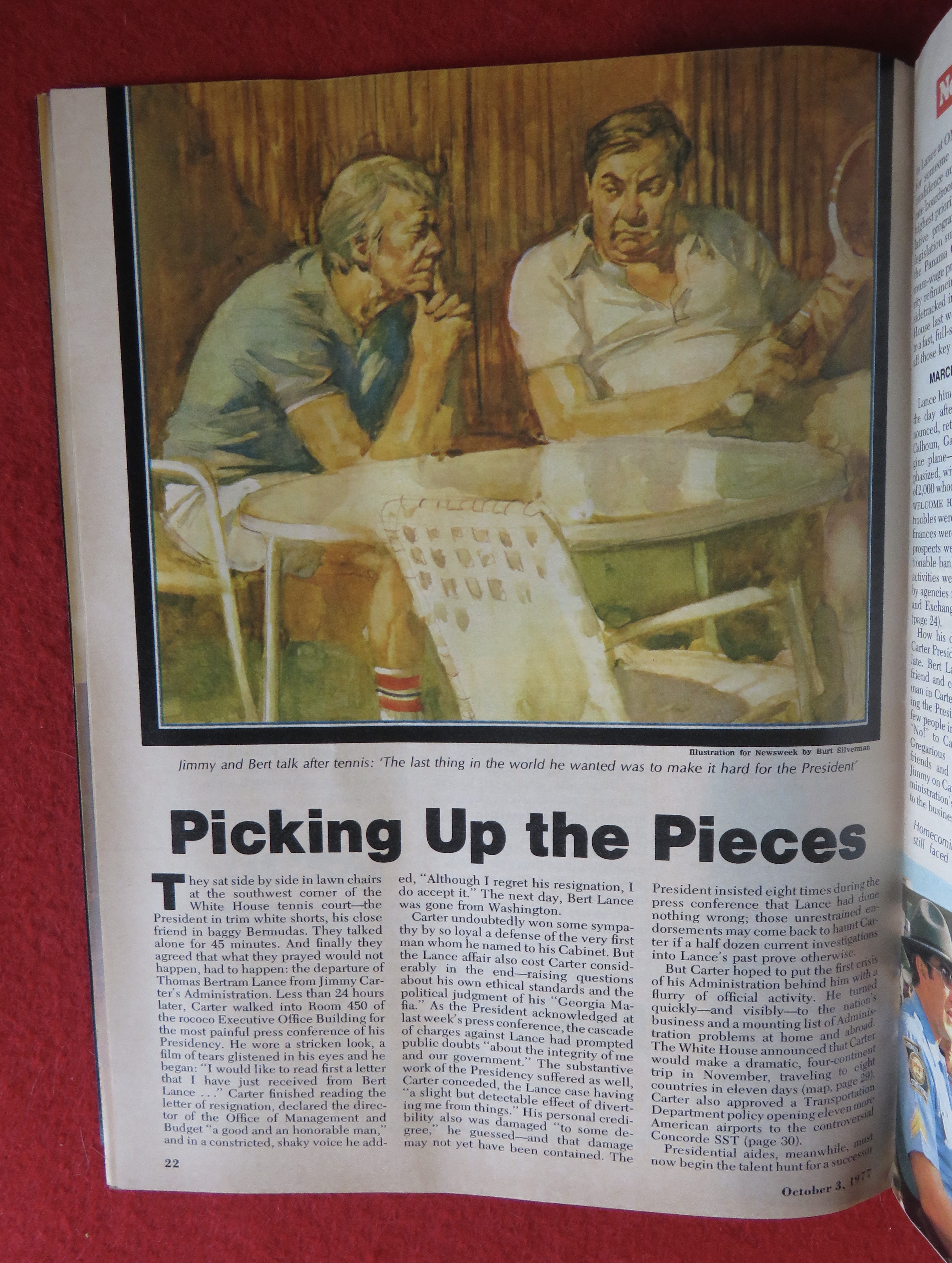 Newsweek Magazine October 3, 1977 Picking Up Pieces