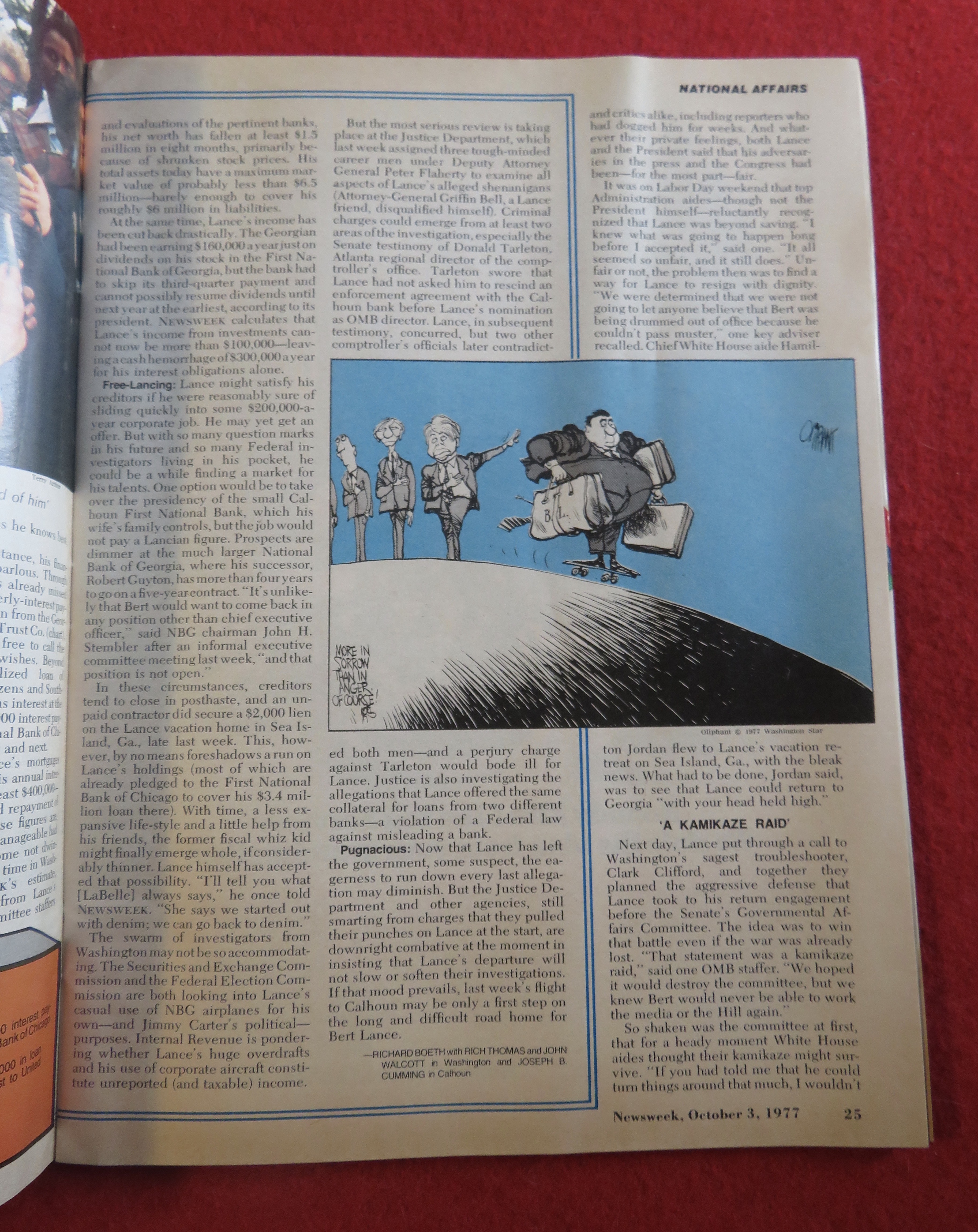 Newsweek Magazine October 3, 1977 Picking Up Pieces