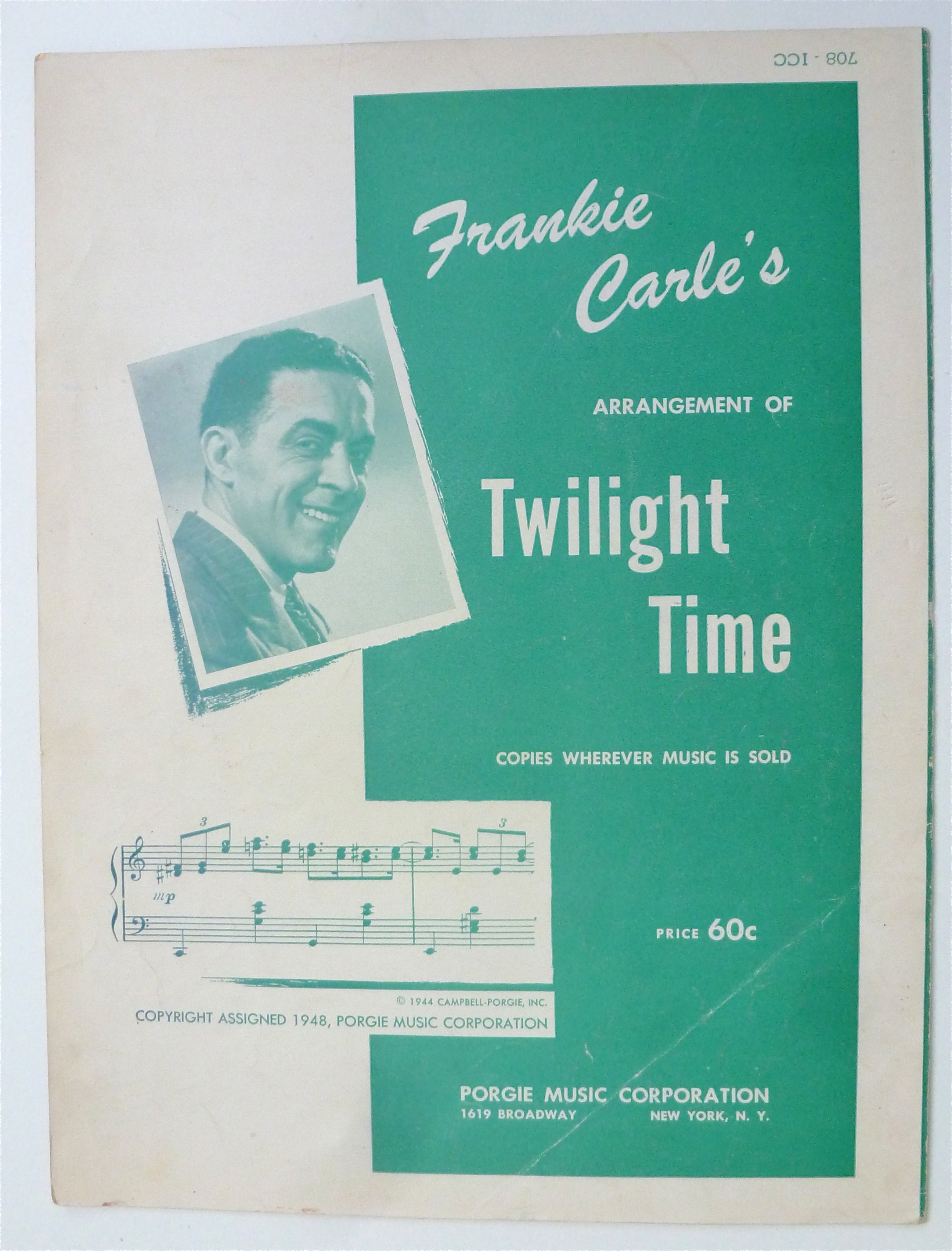 Sheet Music For 1948 You're All I Want For Christmas
