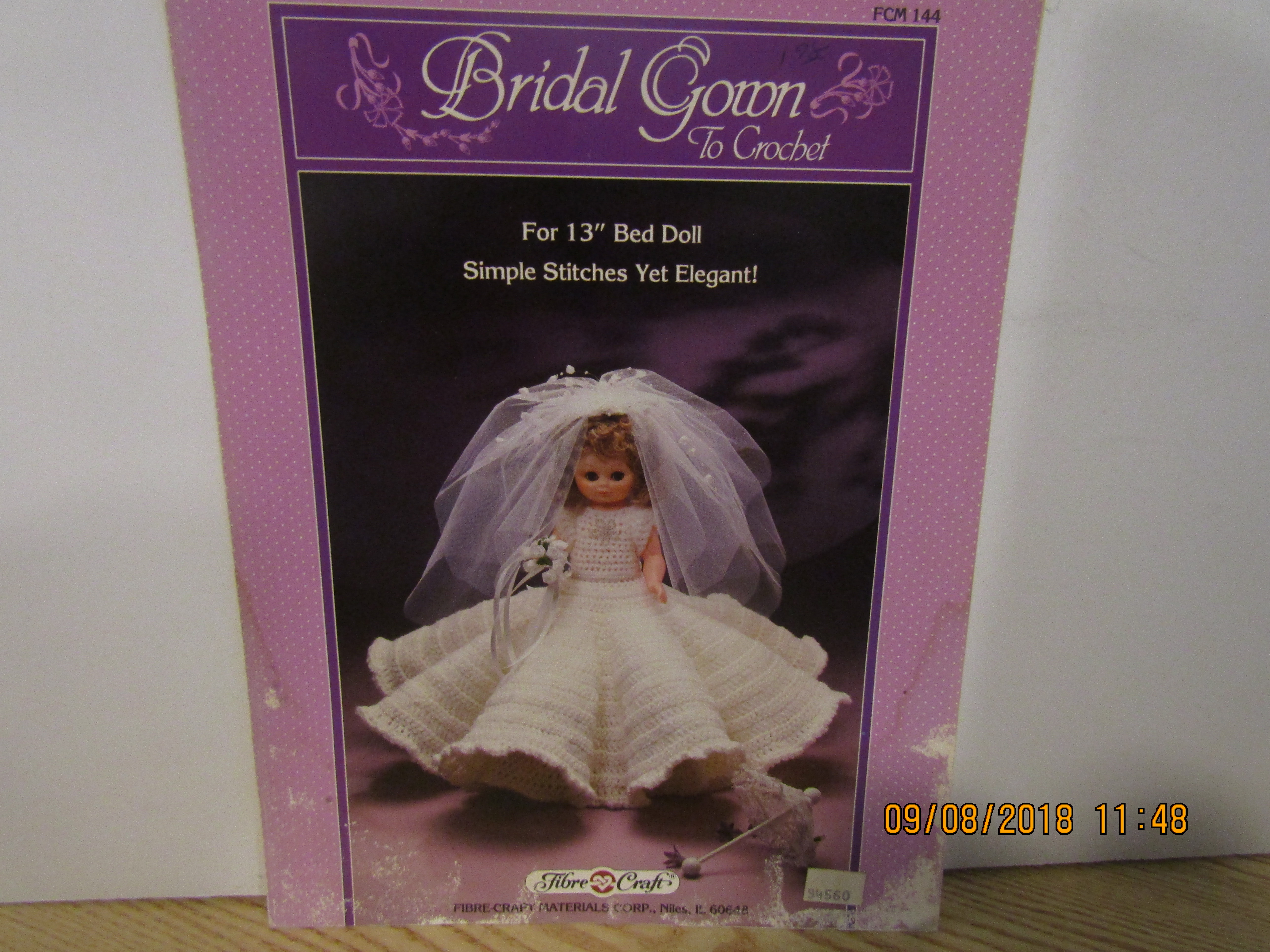 Fibre-Craft Bridal Gown To Crochet #144