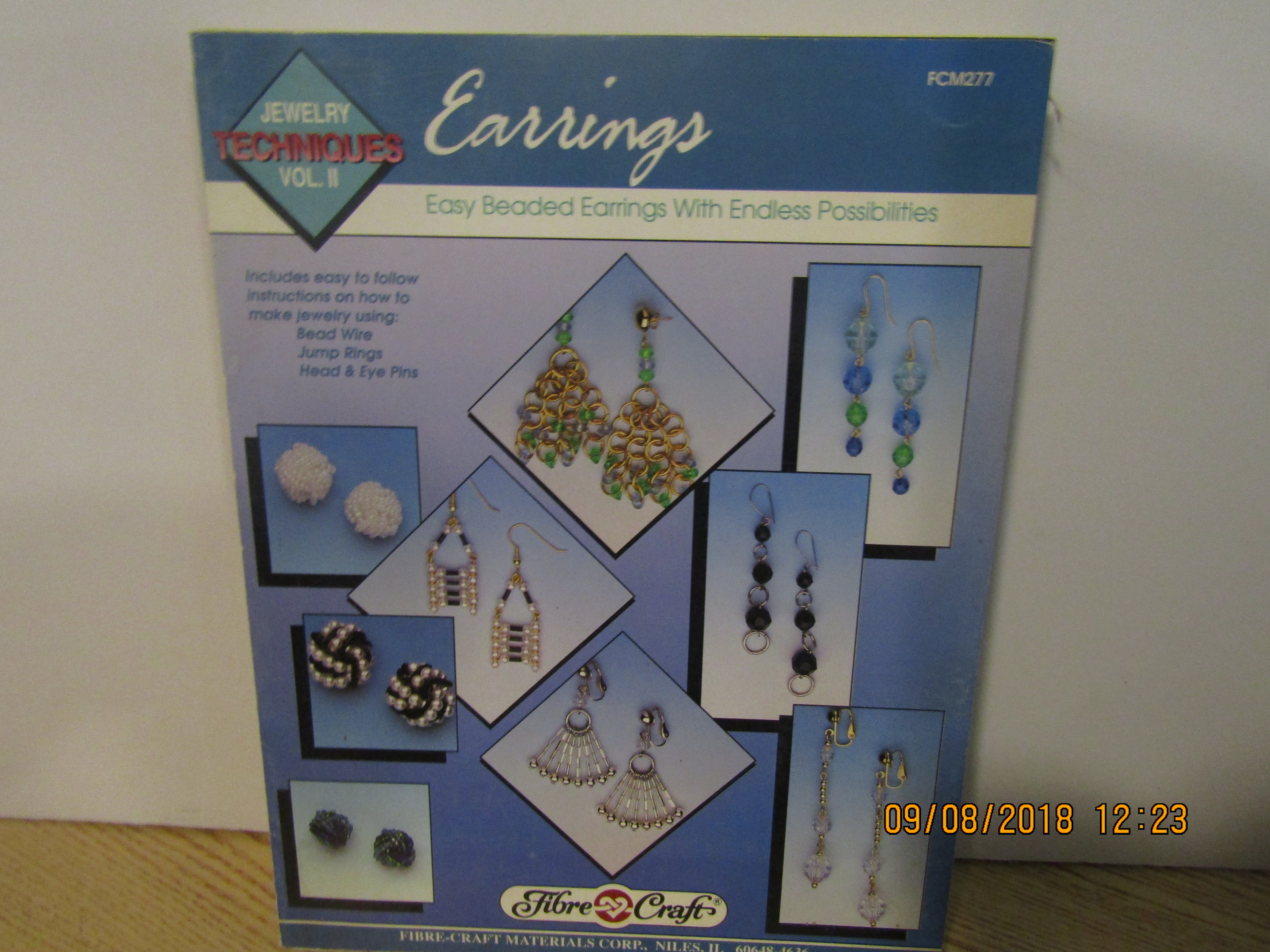 Fibre-Craft Book Jewelry Techniques Earrings #277