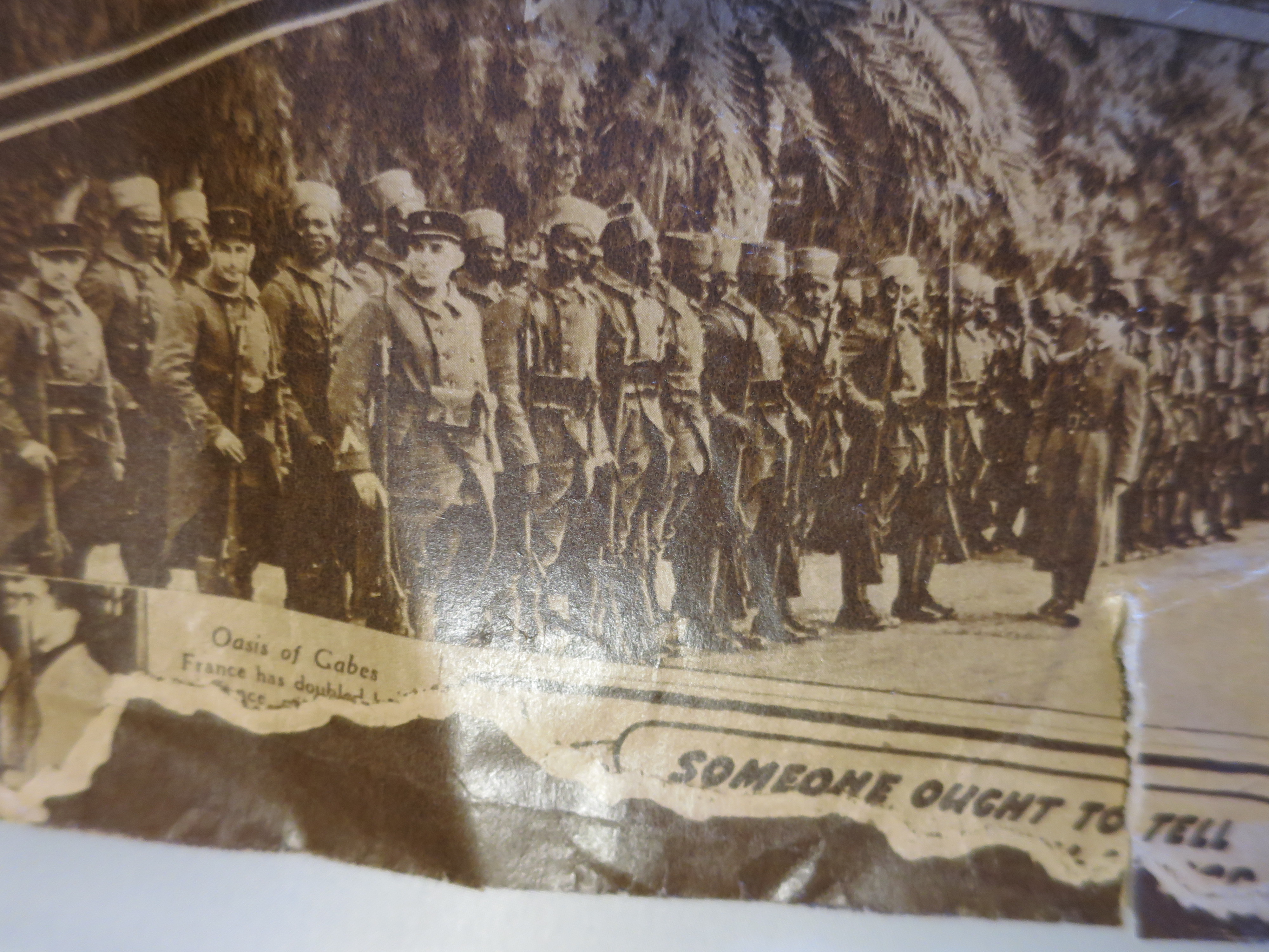 Ralph E. Day Vermont Photograph two military on backside