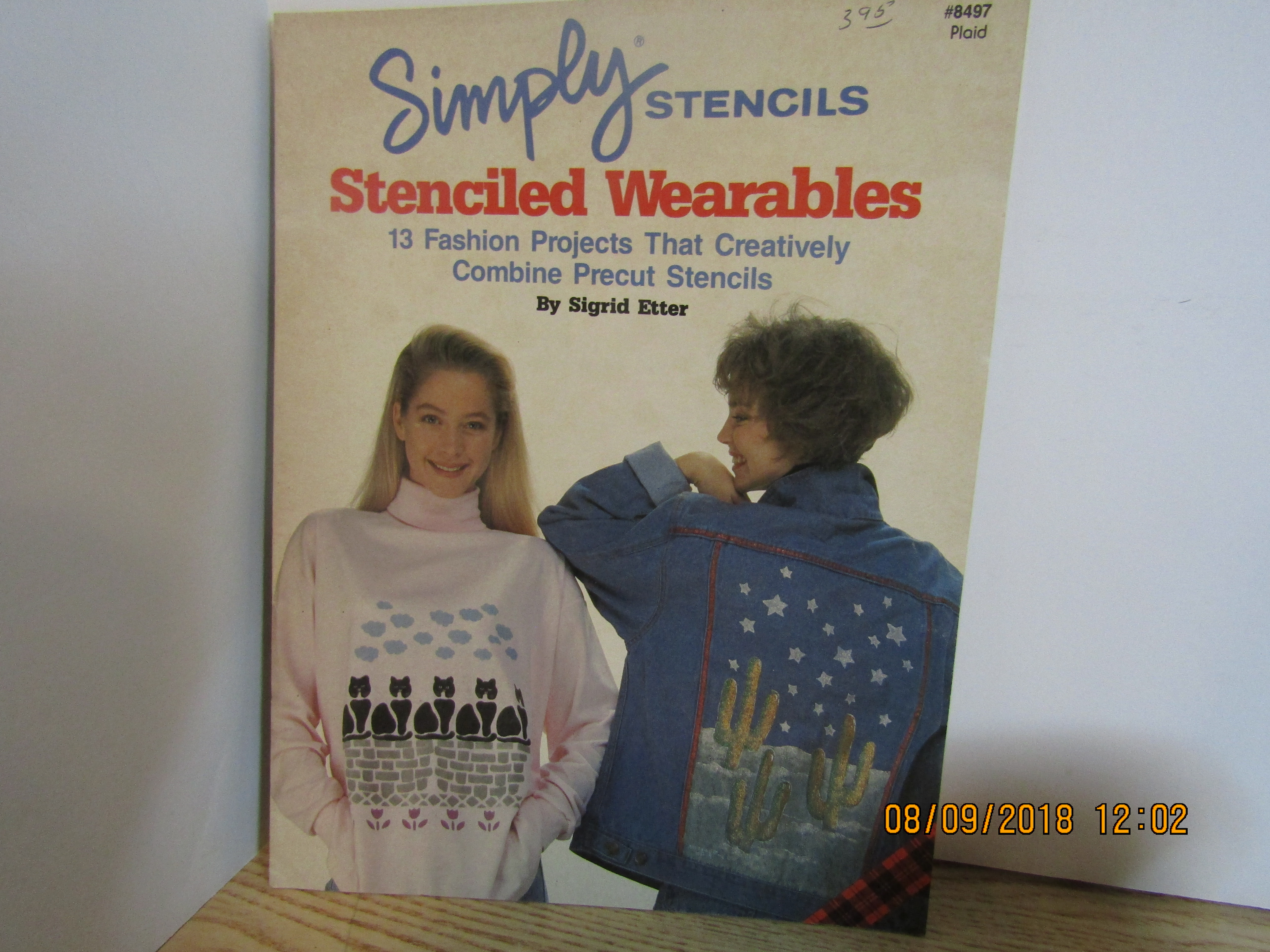 Plaid Book Simply Stencils Stenciled Wearables #8497