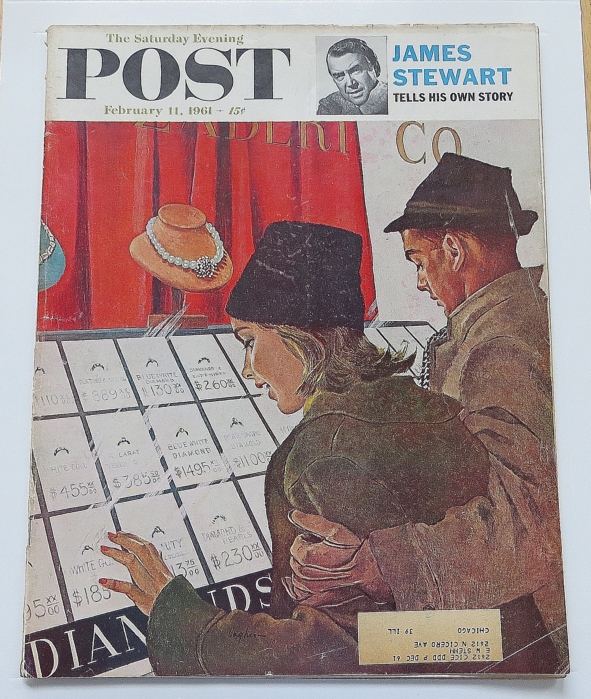 Saturday Evening Post February 11, 1961 James Stewart