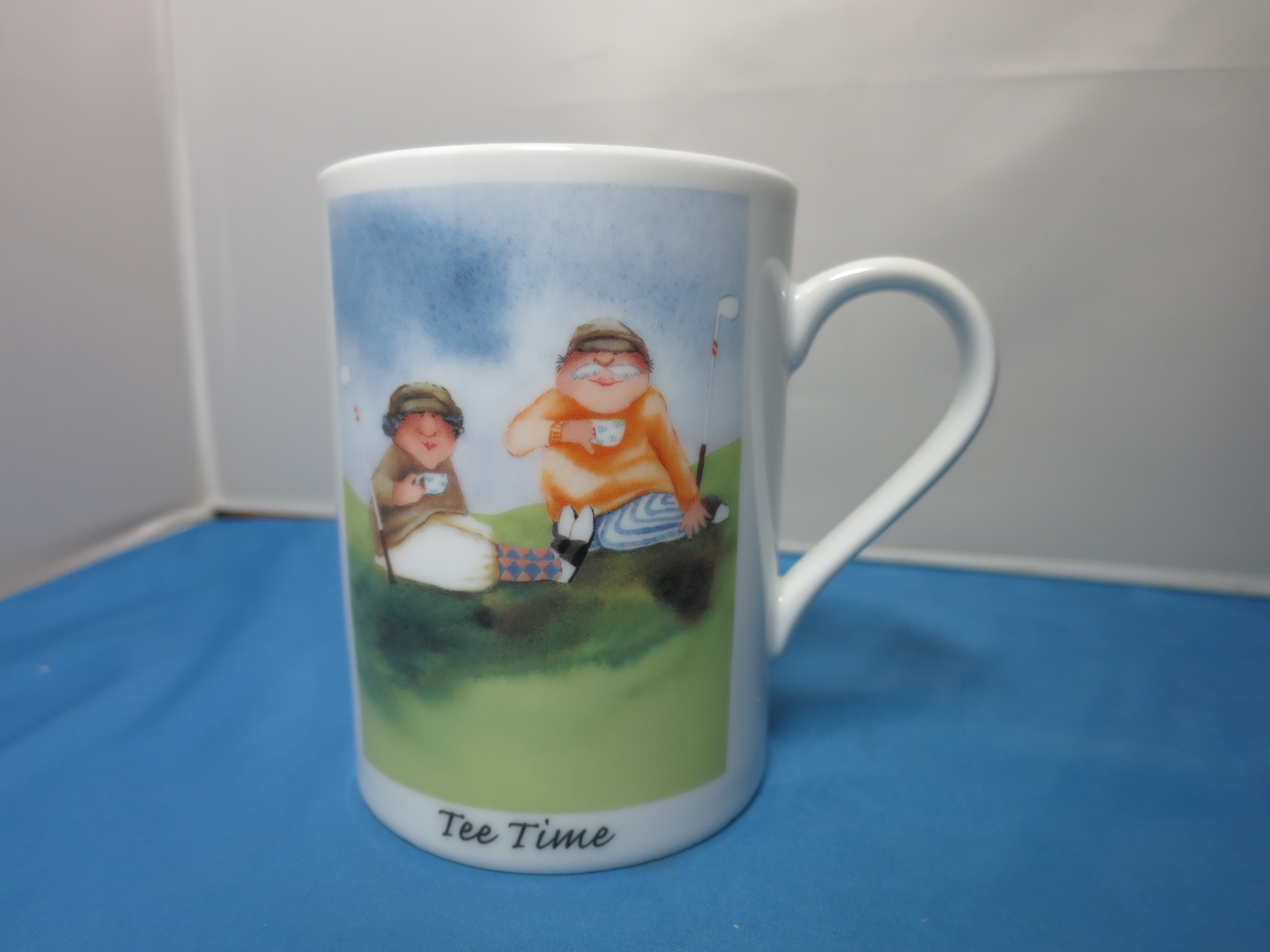 Erika Oller Tee Time Mug Cup Man Woman Golf