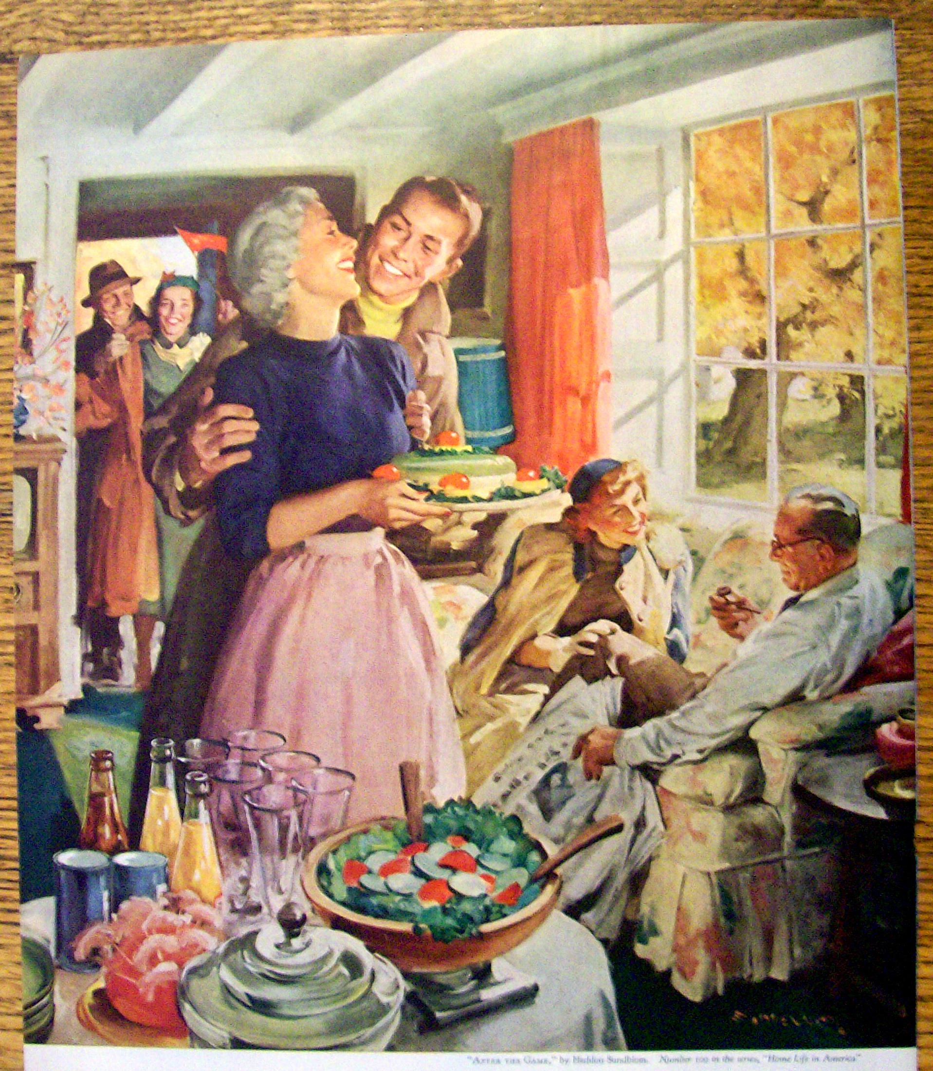 1954 After The Game By Haddon Sundblom (Beer Belongs)