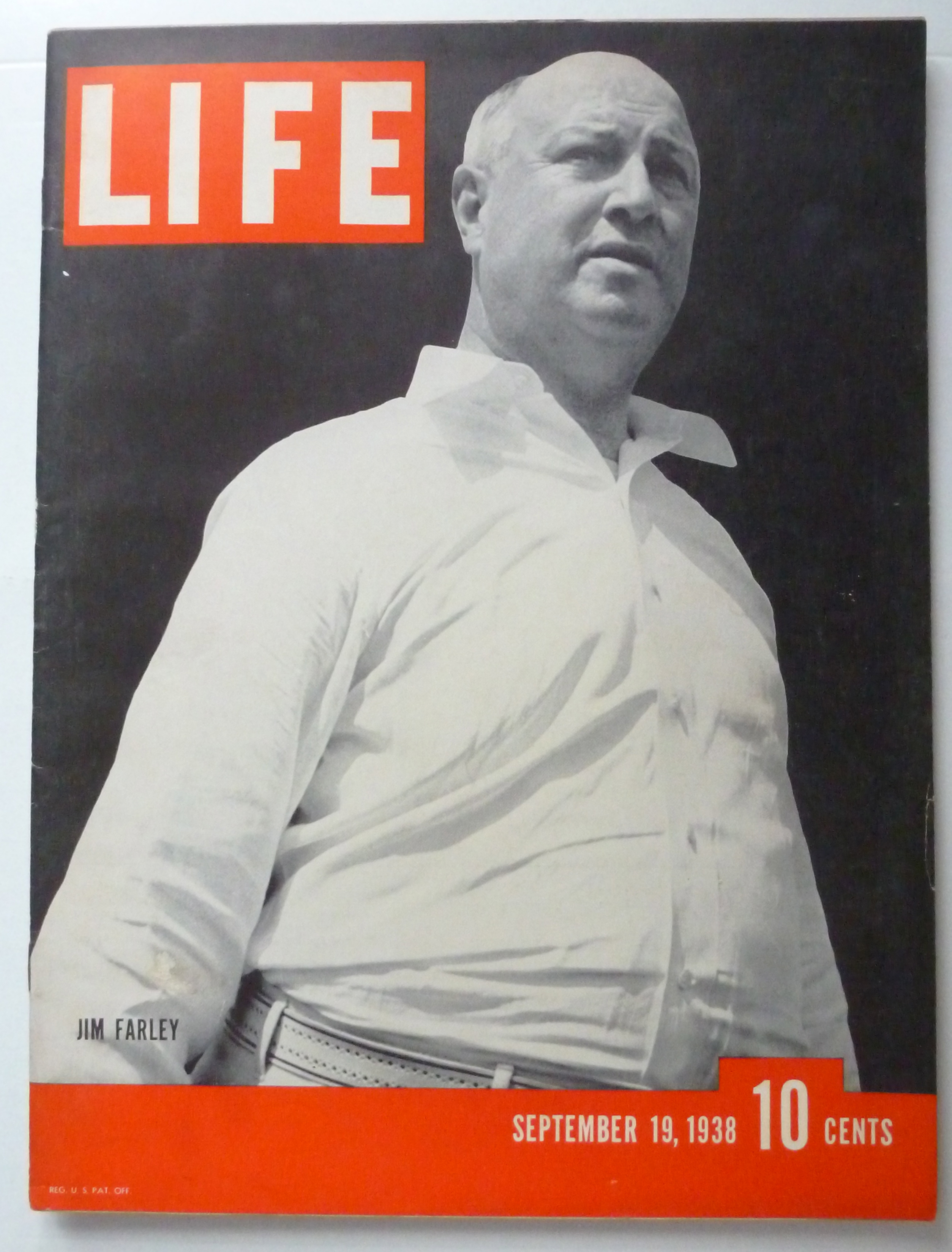 Life Magazine September 19, 1938 Jim Farley
