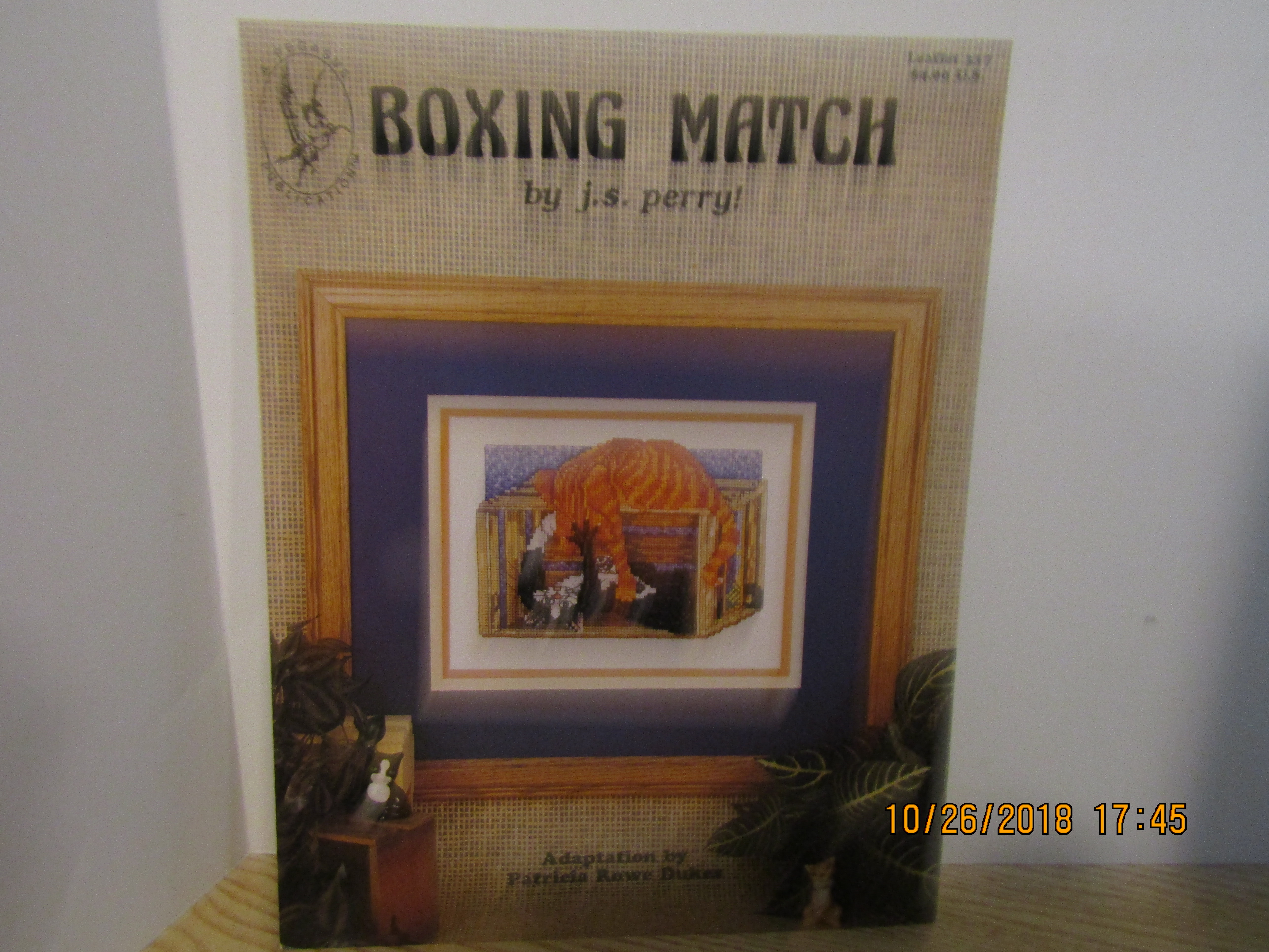 Pegasus Cross Stitch Book Boxing Match  #337