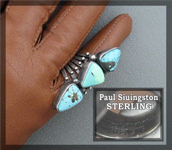 PAUL LIVINGSTONE Carico Lake Turquoise Sterling Silver