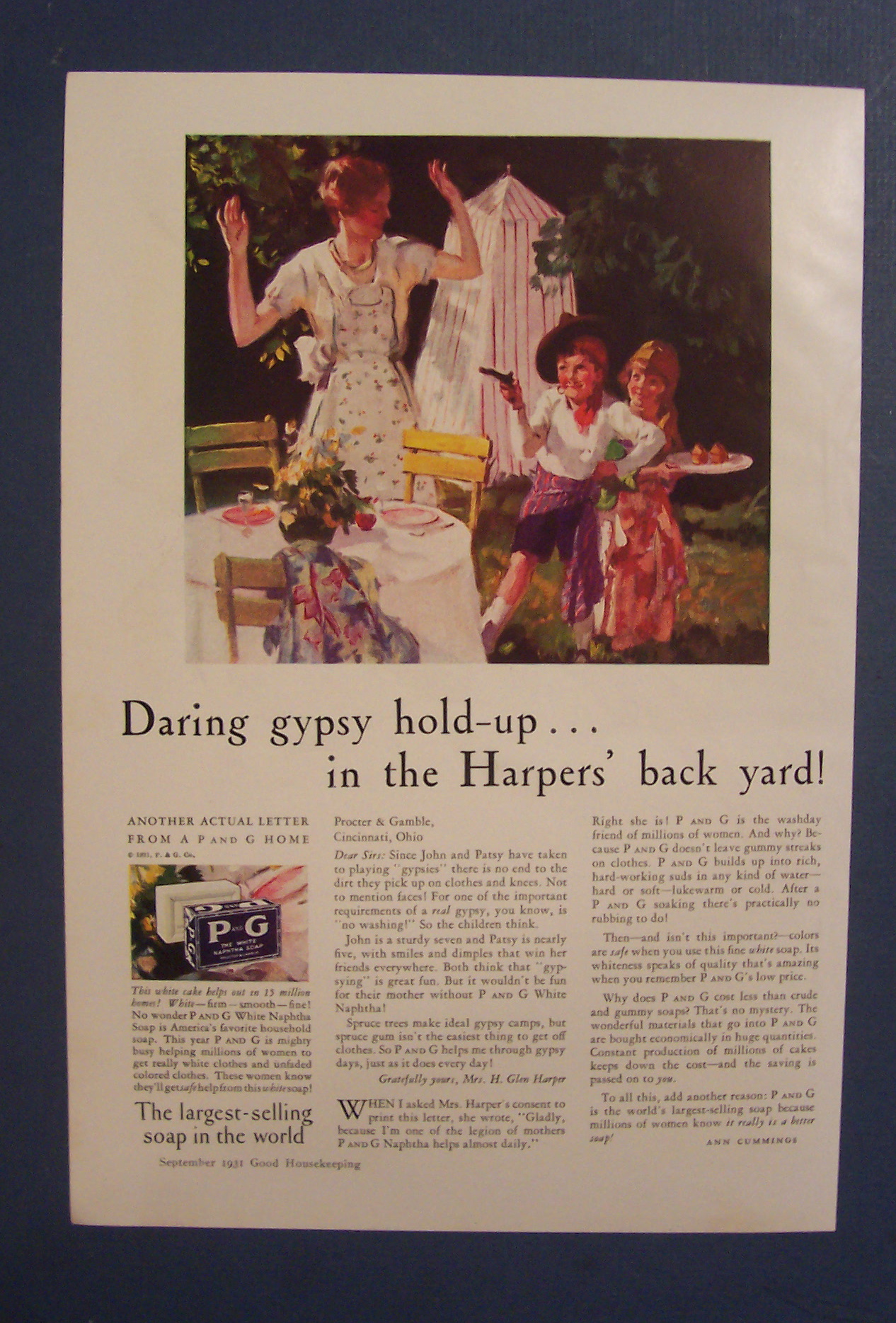 1931 P And G White Naptha Soap