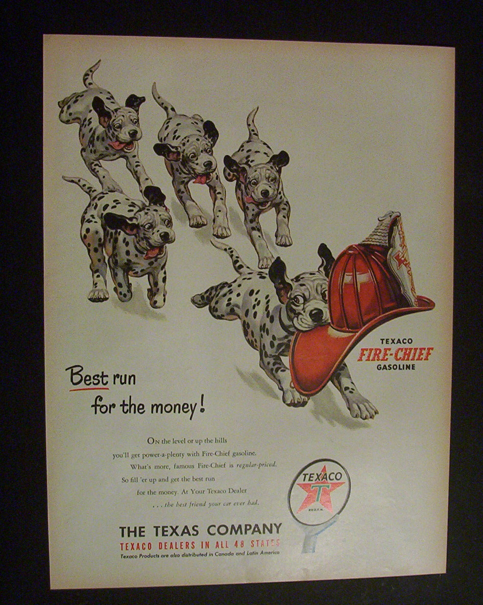 1951 Dual Ad:   Wilson's  Mor  &  Texaco